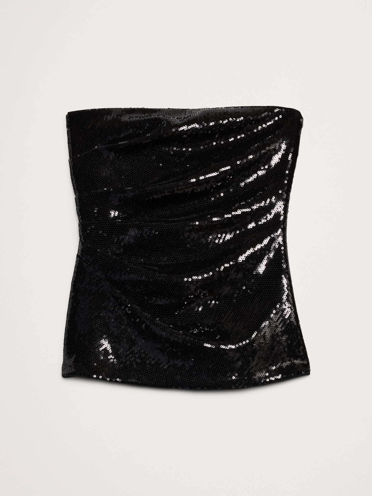 Image number 7 showing, Sequin Ruched Strapless Top