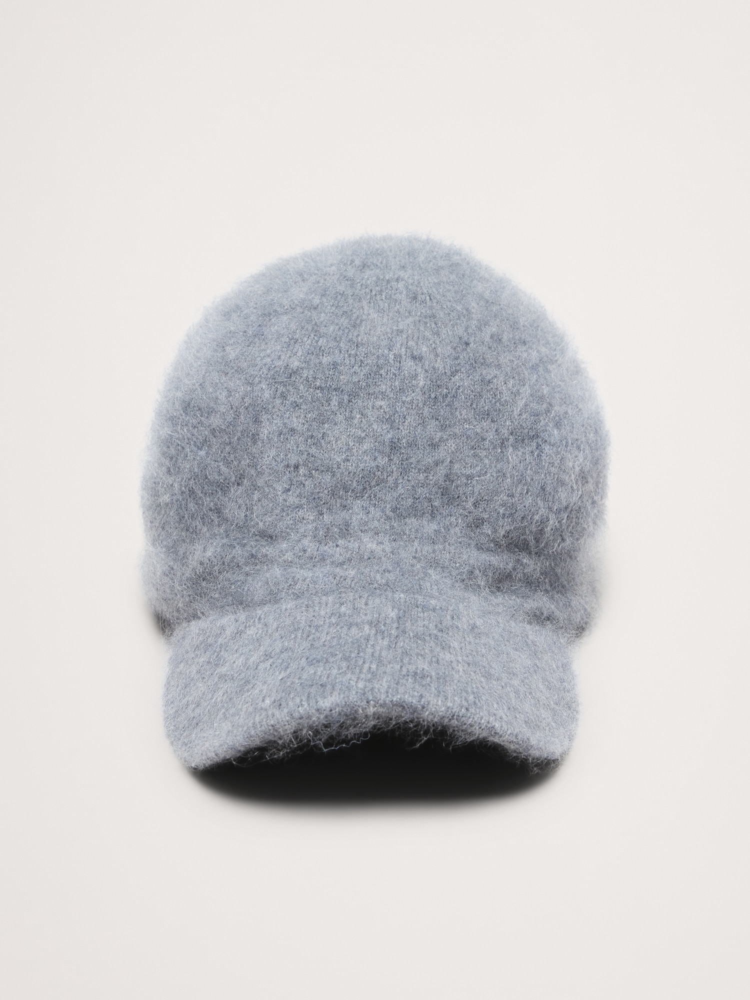 Brushed Wool-Cashmere Baseball Cap - Medium Heather Gray