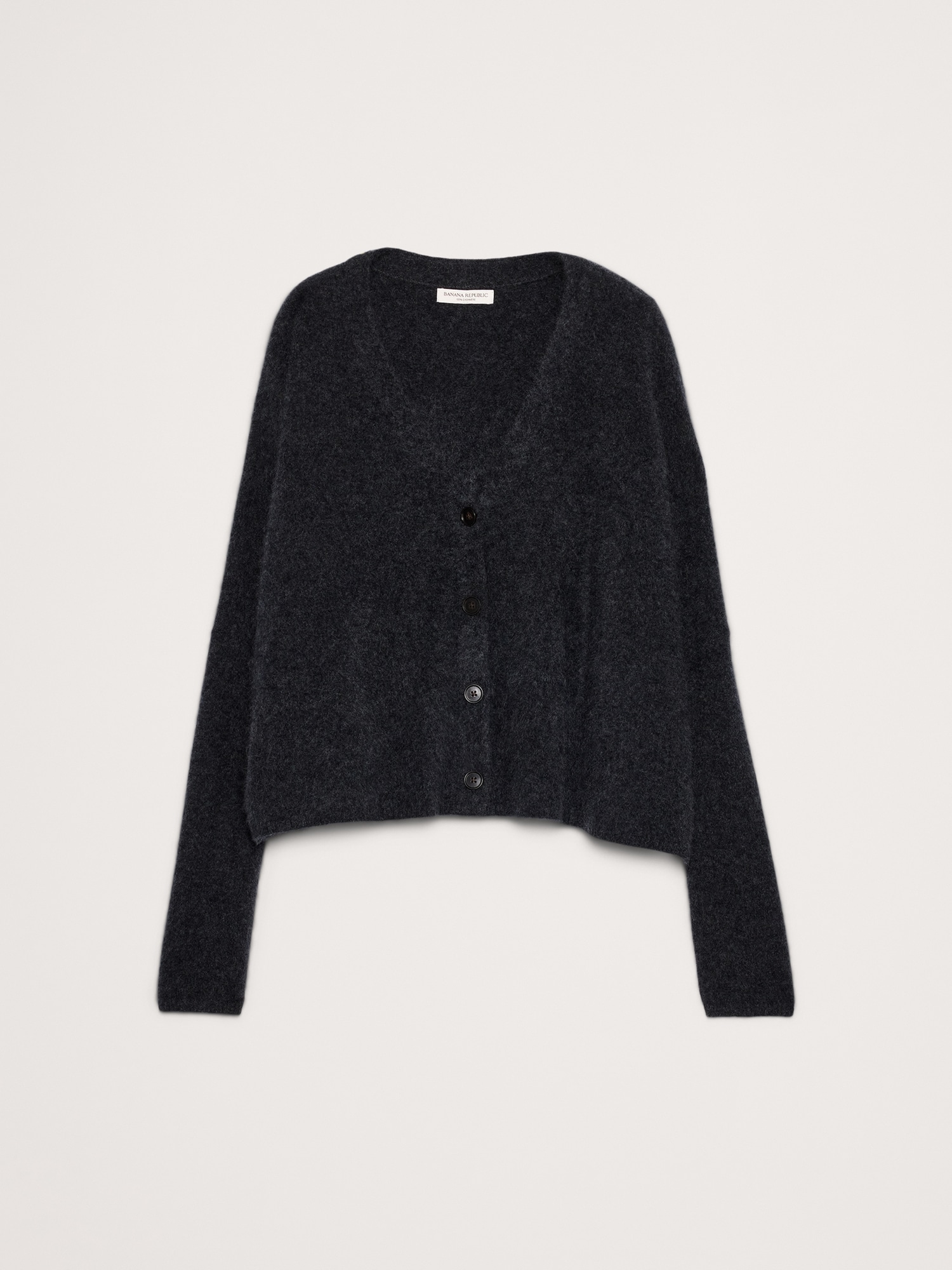 Image number 5 showing, Oversized Lightweight Brushed Cashmere Cardigan