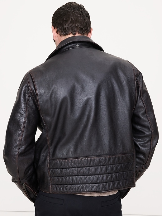 ジャケット・アウター 90's BANANA REPUBLIC Leather Jacket Leather Moto Jacket | Banana Republic