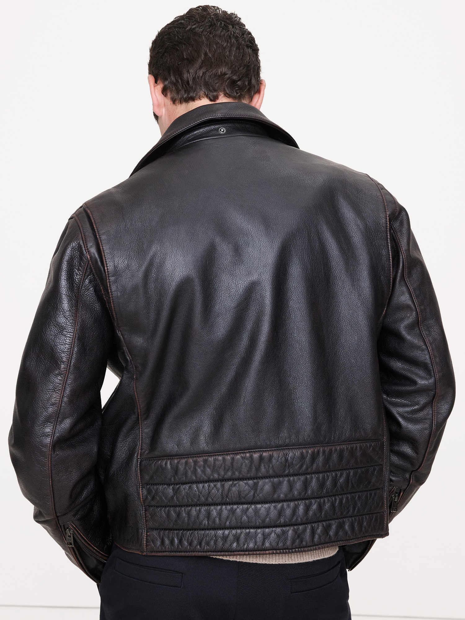 L'image numéro 3 présente Veste de moto en cuir Arroyo