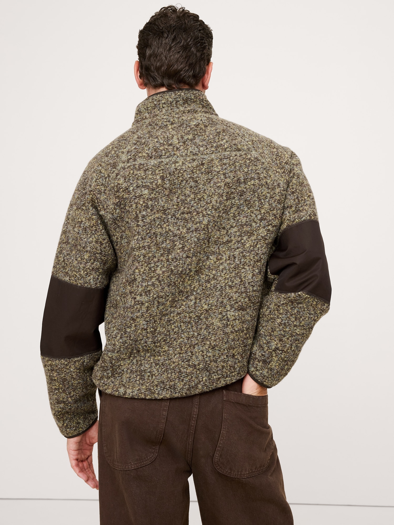 Image number 2 showing, Bouclé Fleece Pullover Sweatshirt