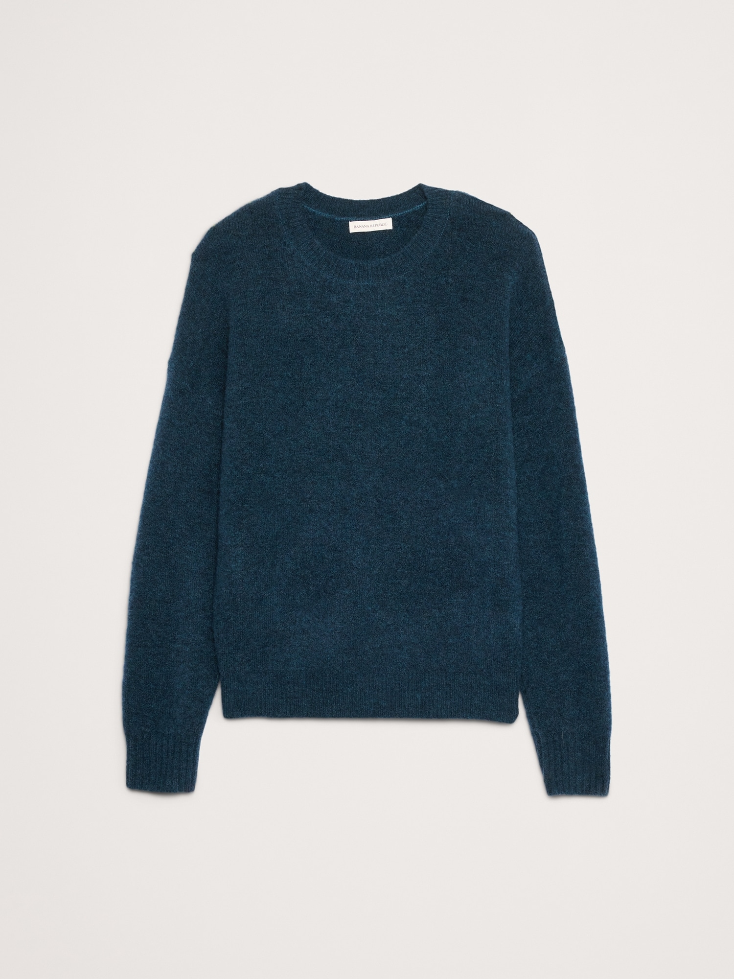 Image number 5 showing, Fuzzy Crew-Neck Sweater