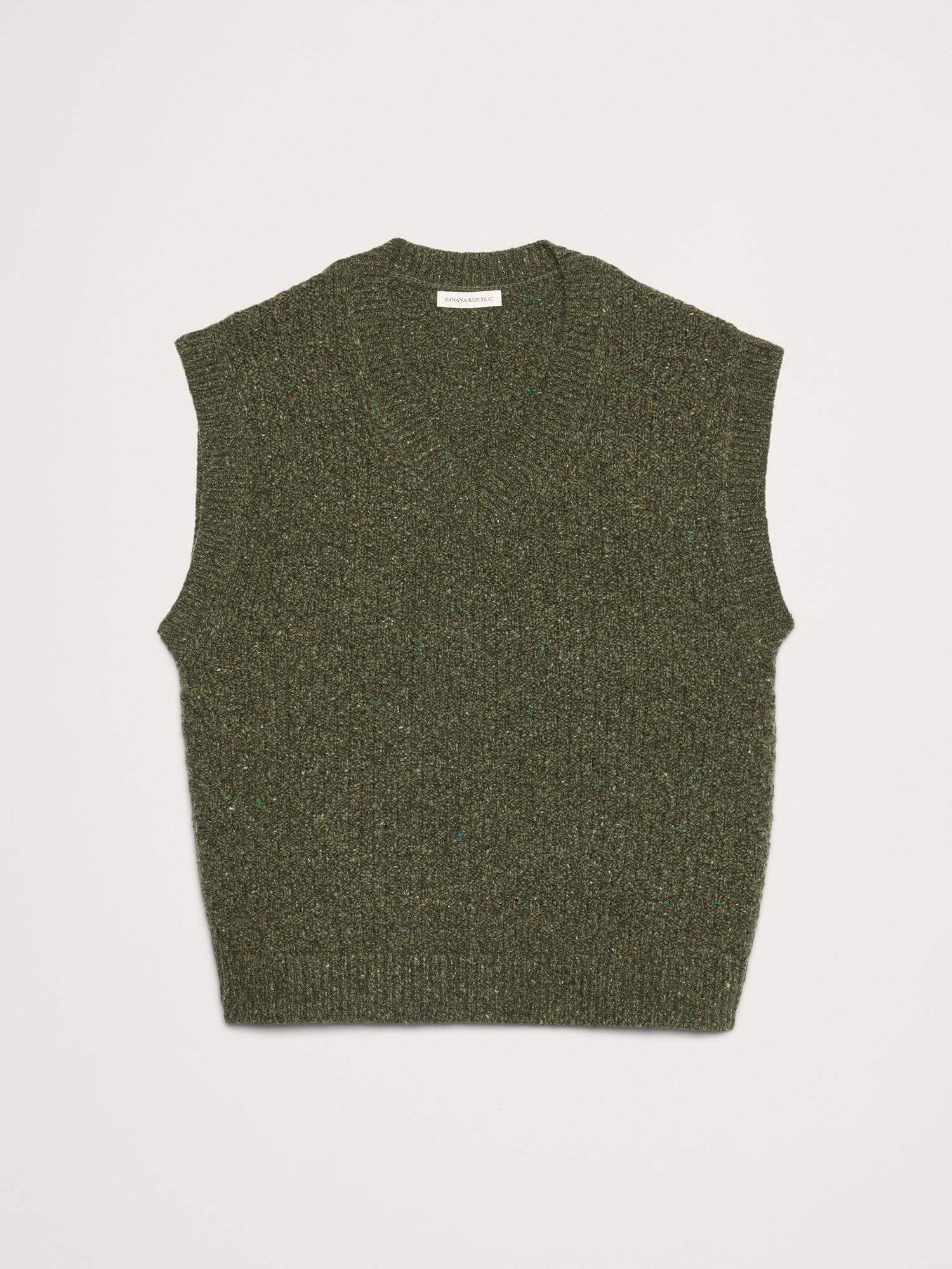 Image number 5 showing, Donegal Wool-Blend Sweater Vest