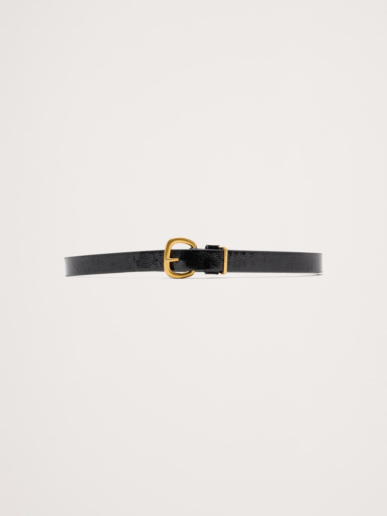 Image number 1 showing, Patent Leather Knotted Belt