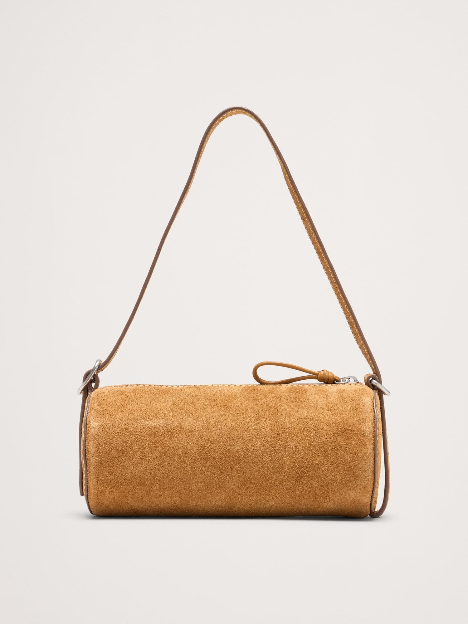 Image number 7 showing, Leather Barrel Bag