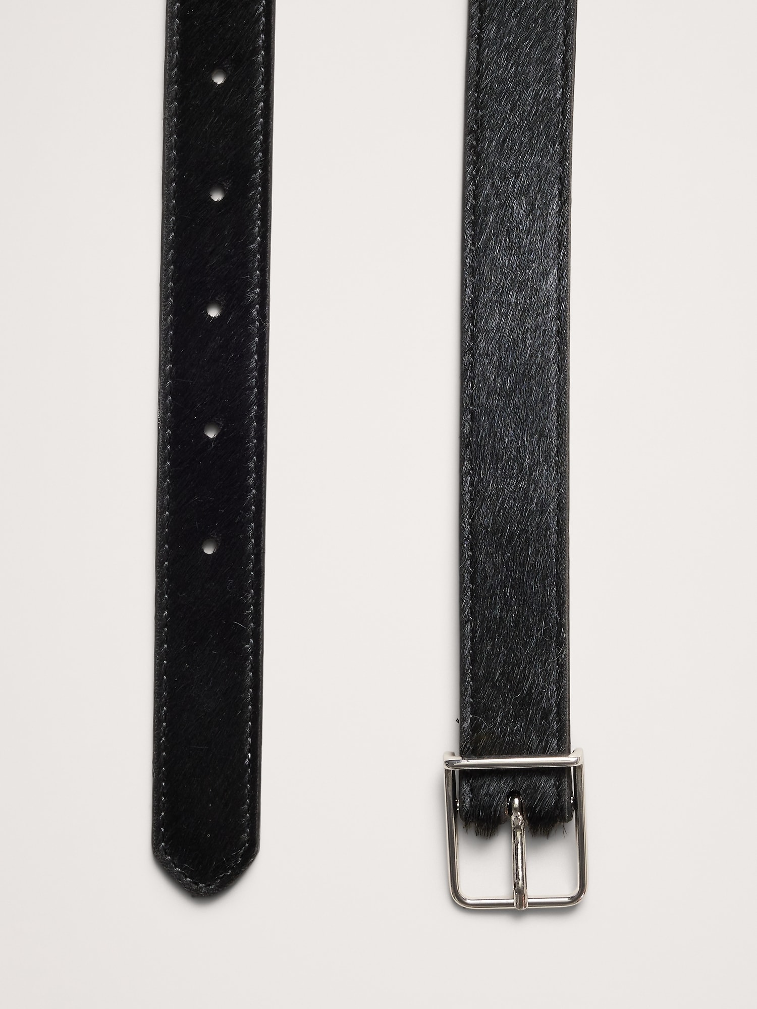 Image number 3 showing, Haircalf Leather Belt