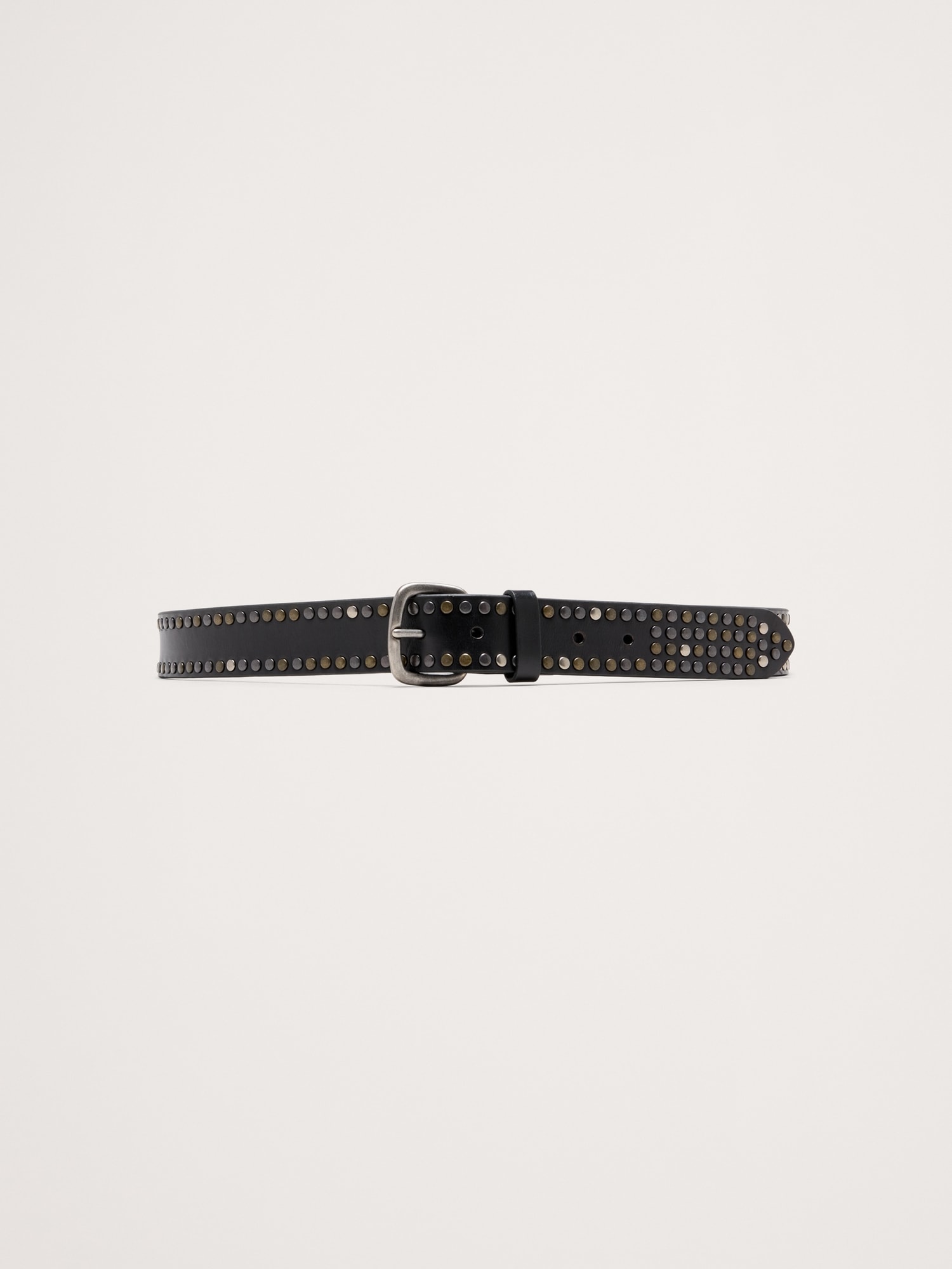 Studded Leather Belt