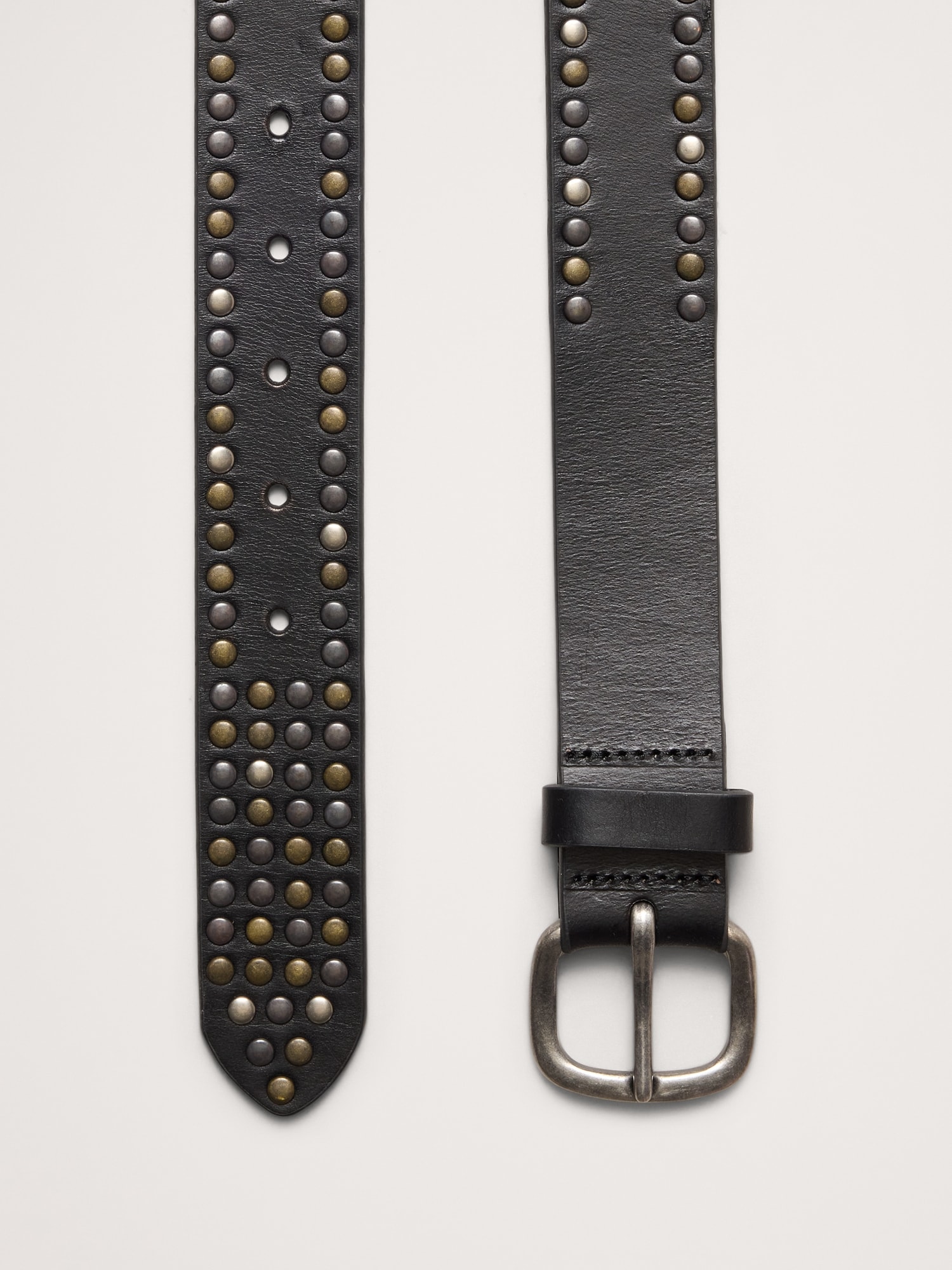 Image number 2 showing, Studded Leather Belt