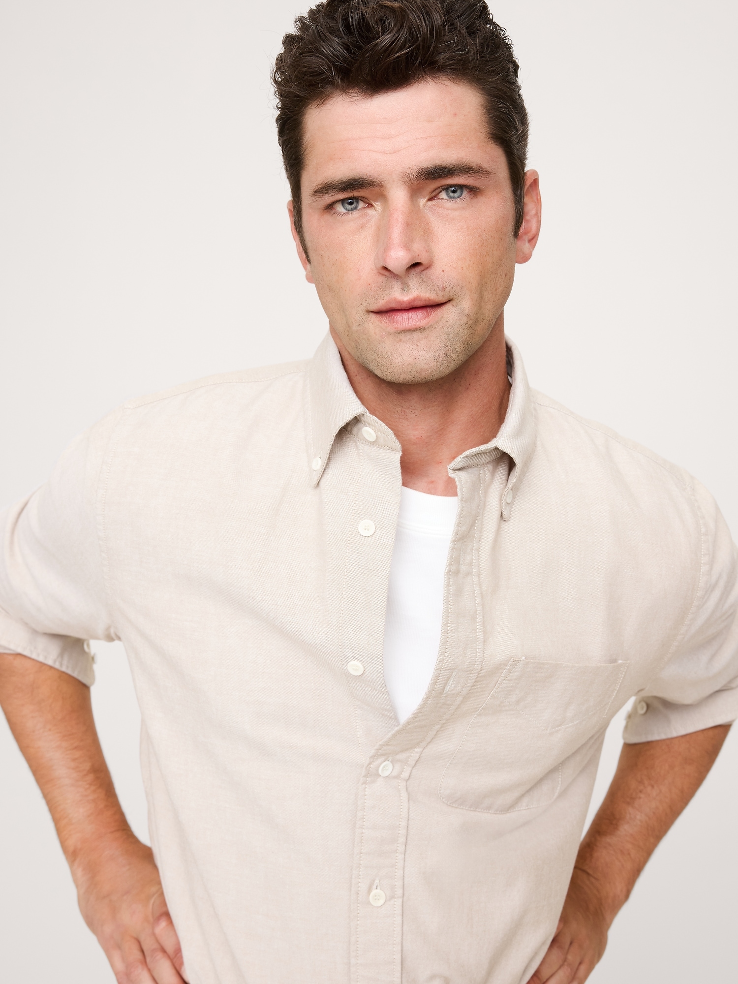 Image number 4 showing, Standard-Fit Oxford Shirt