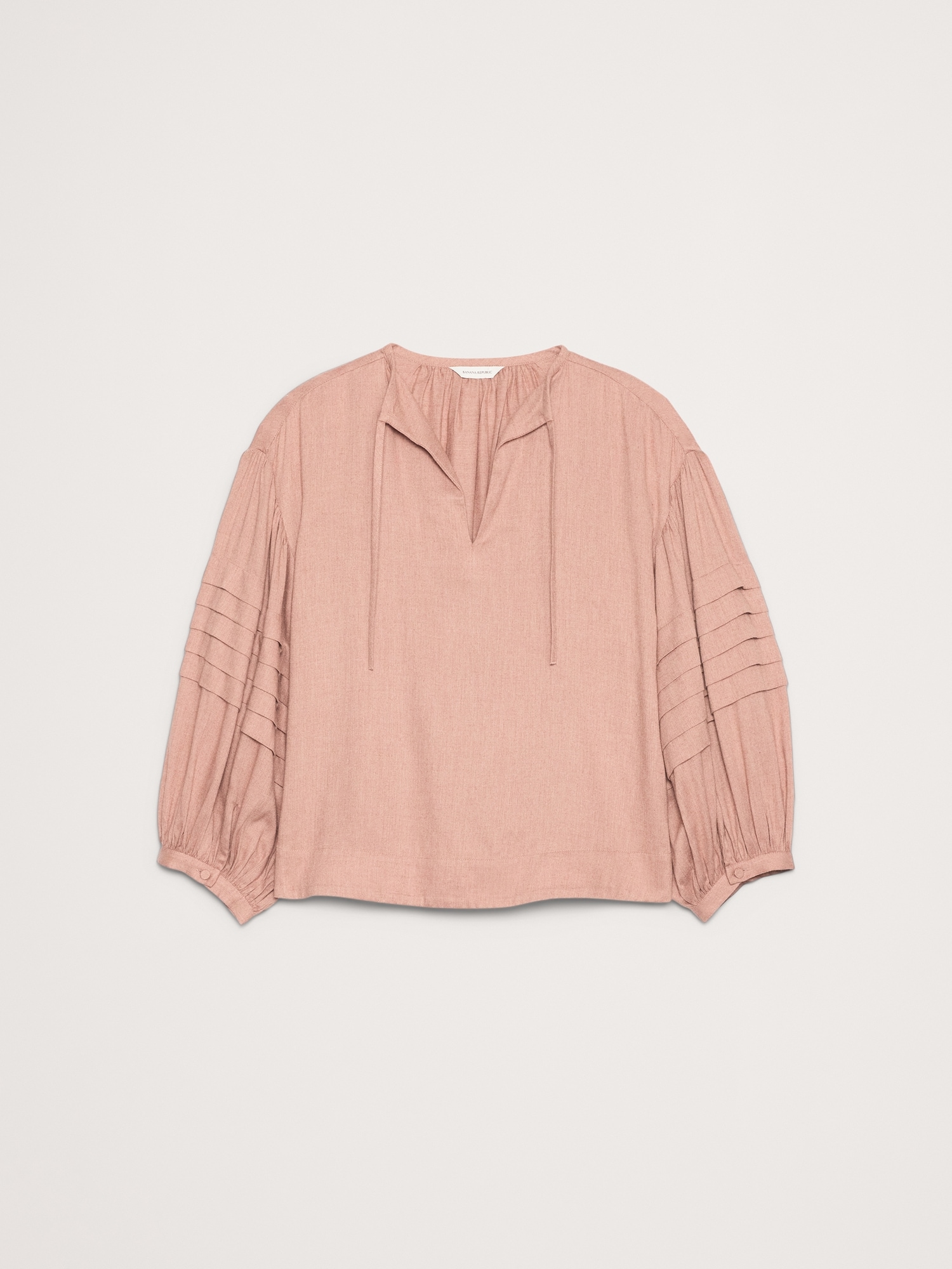 Image number 7 showing, Flannel Peasant Blouse