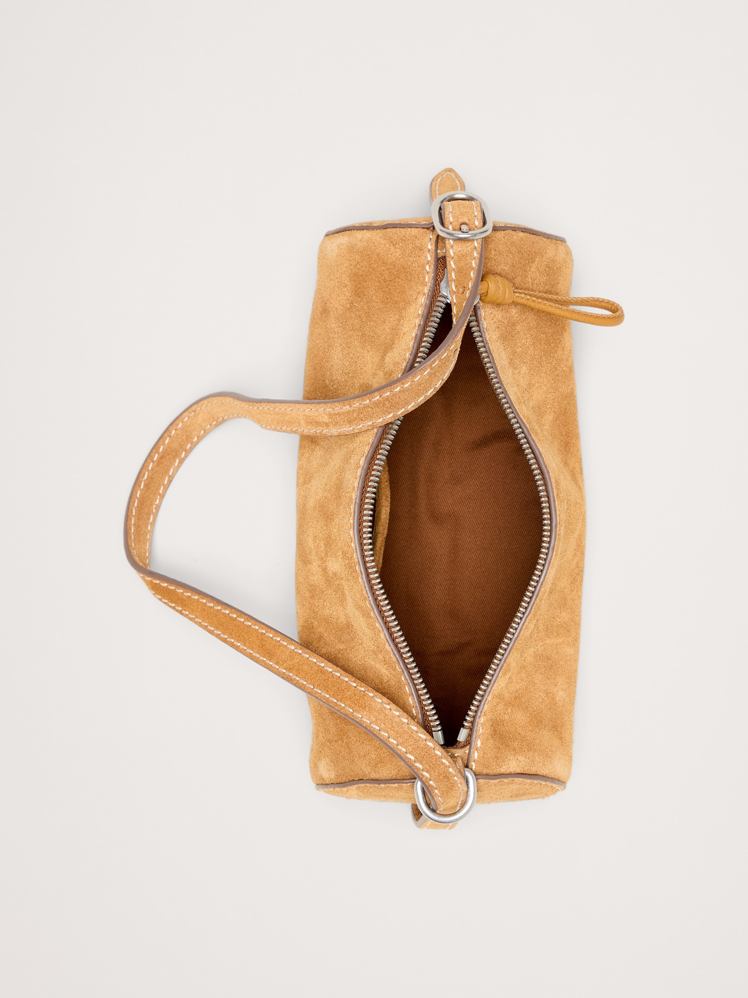 Image number 8 showing, Leather Barrel Bag