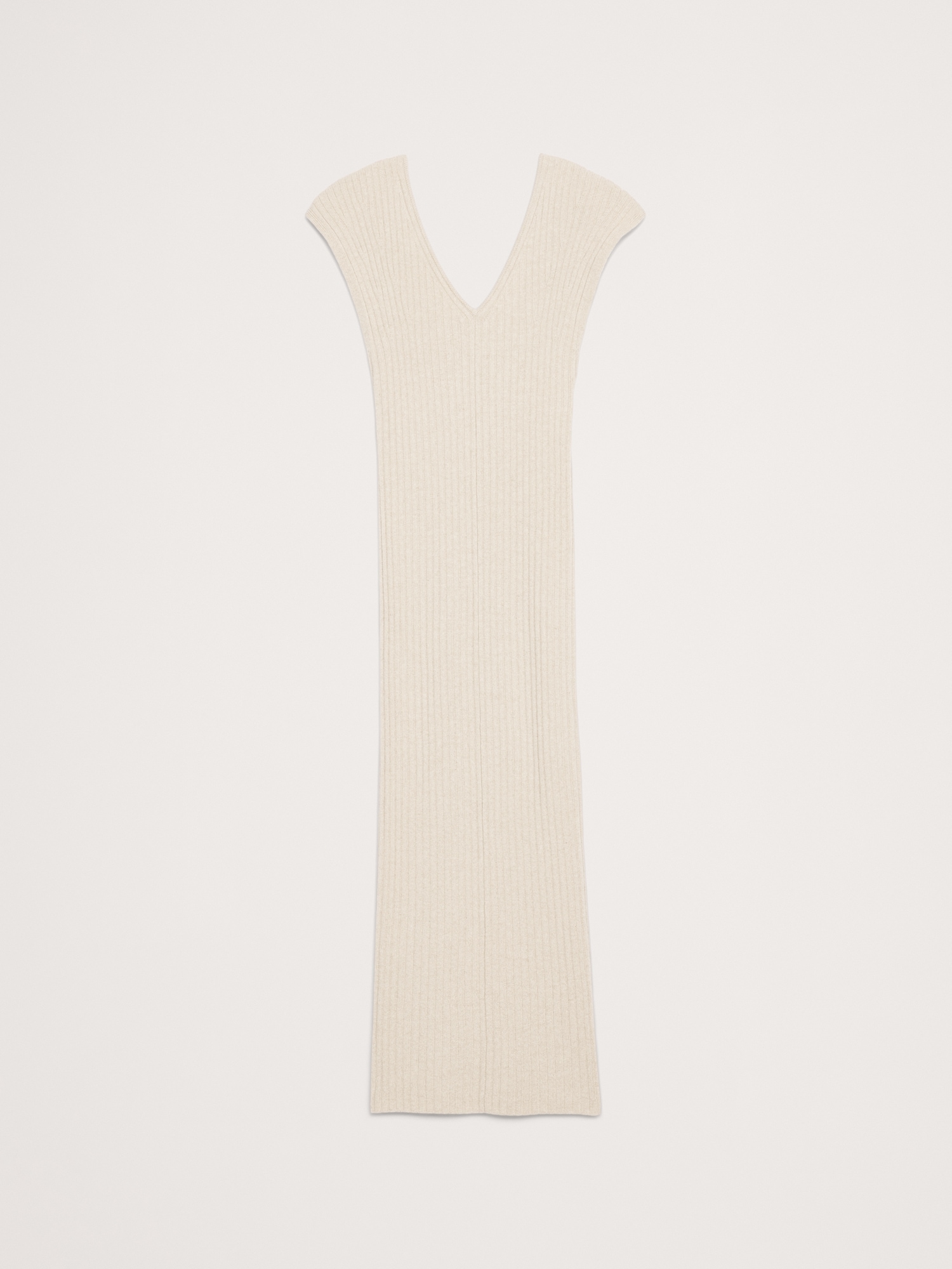 Image number 7 showing, Merino-Cotton Maxi Dress with Open Back