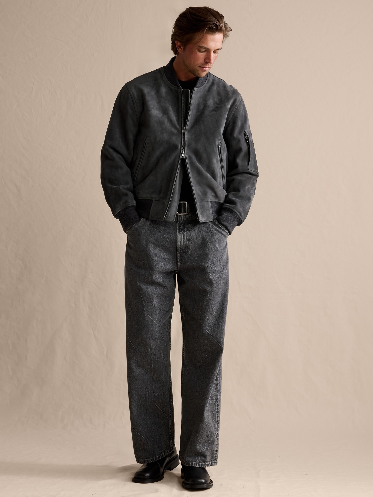 Loose Jean - Washed Black