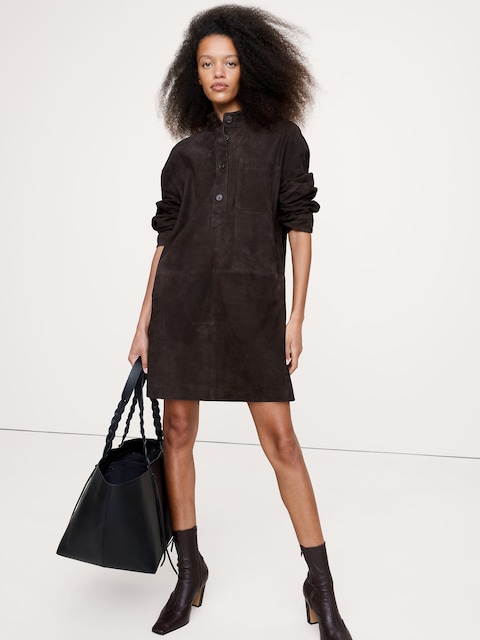 ROBE DROITE À ENFILER EN SUÈDE