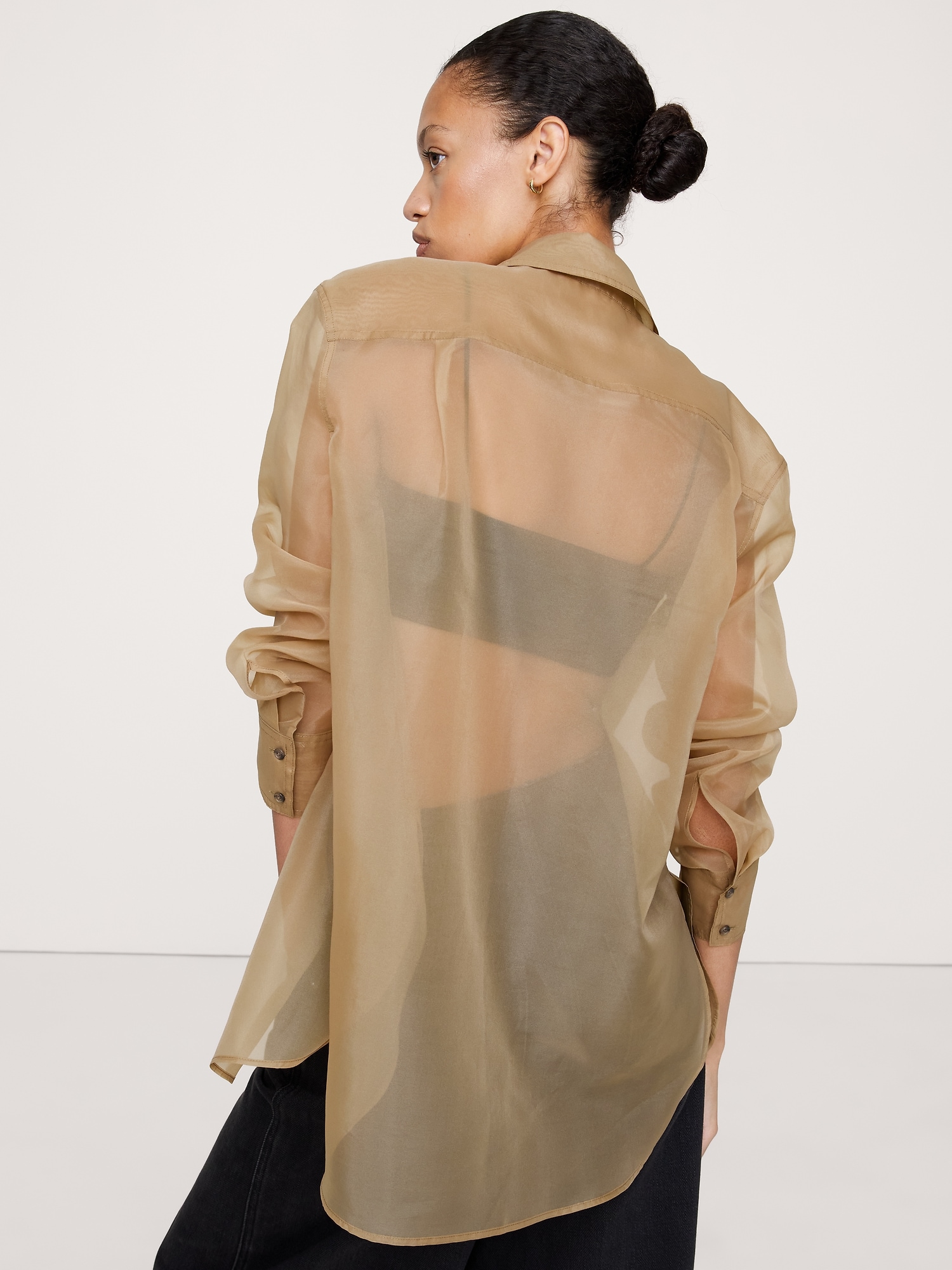 Image number 6 showing, Organza Utility Shirt