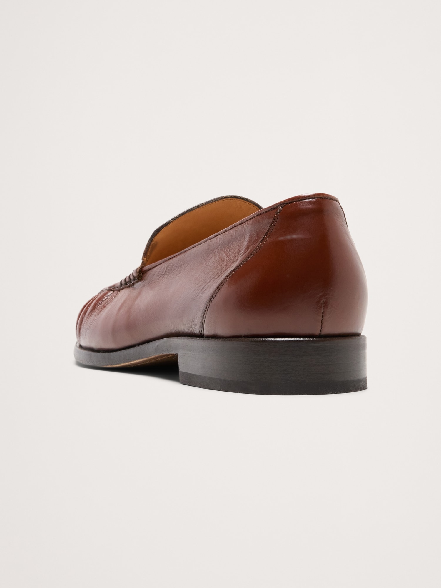 Image number 3 showing, Leather Moc-Toe Loafer