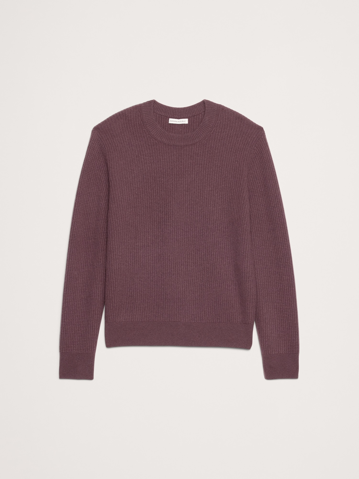 Image number 5 showing, Italian Merino-Cashmere Waffle-Knit Sweater