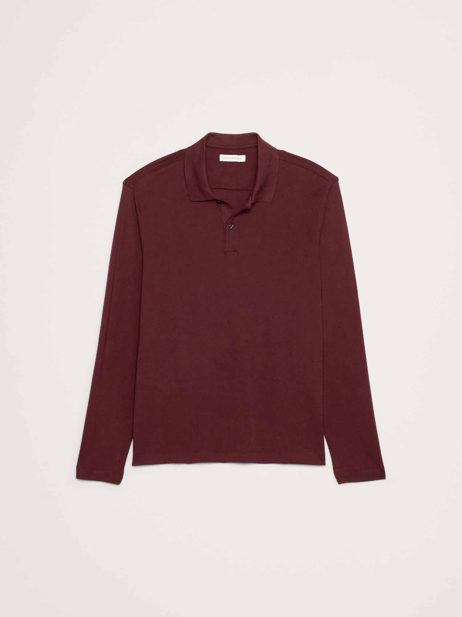 Image number 4 showing, Luxury-Touch Long-Sleeve Polo