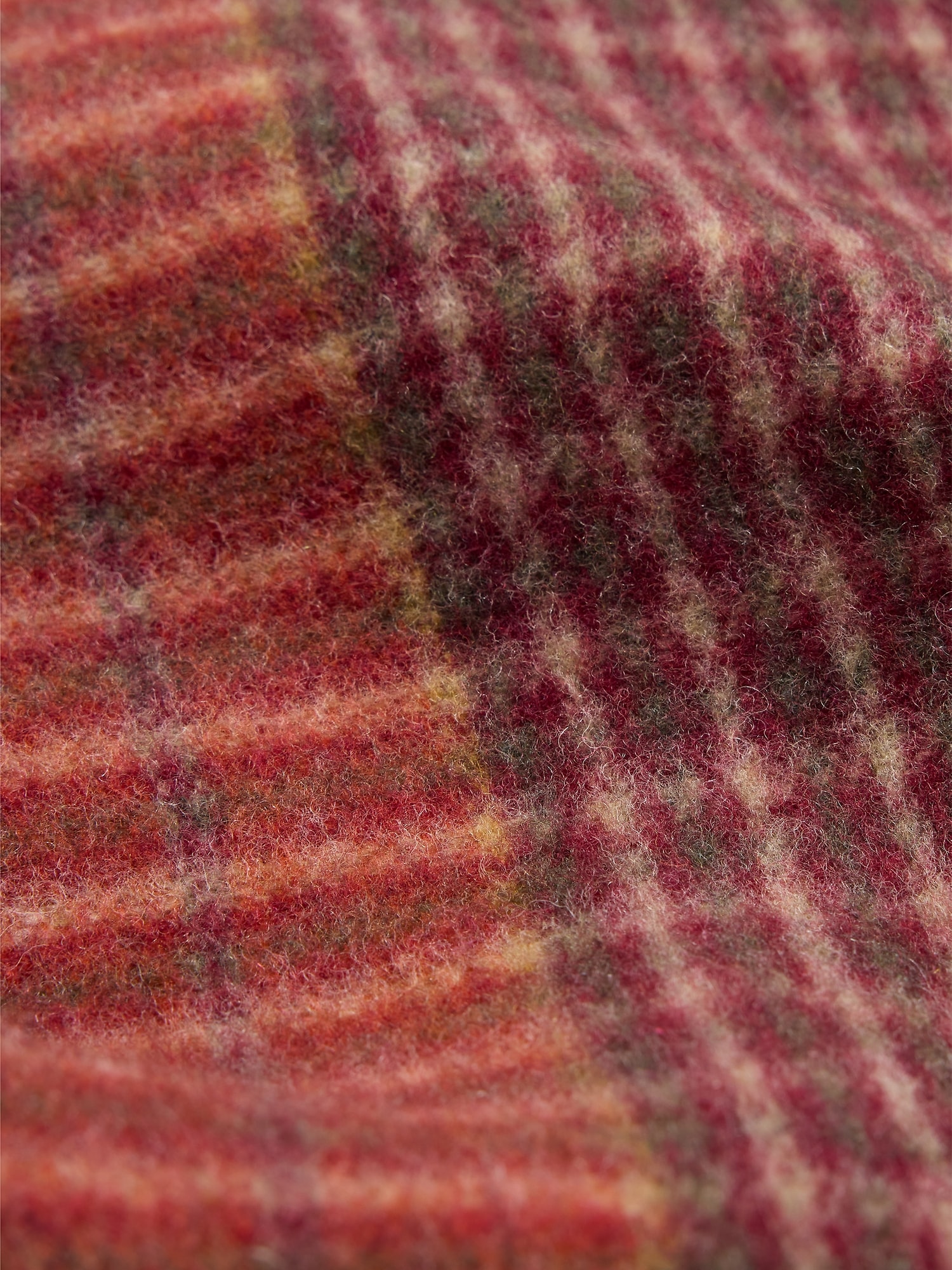 Mixed Plaid Wool-Blend Scarf
