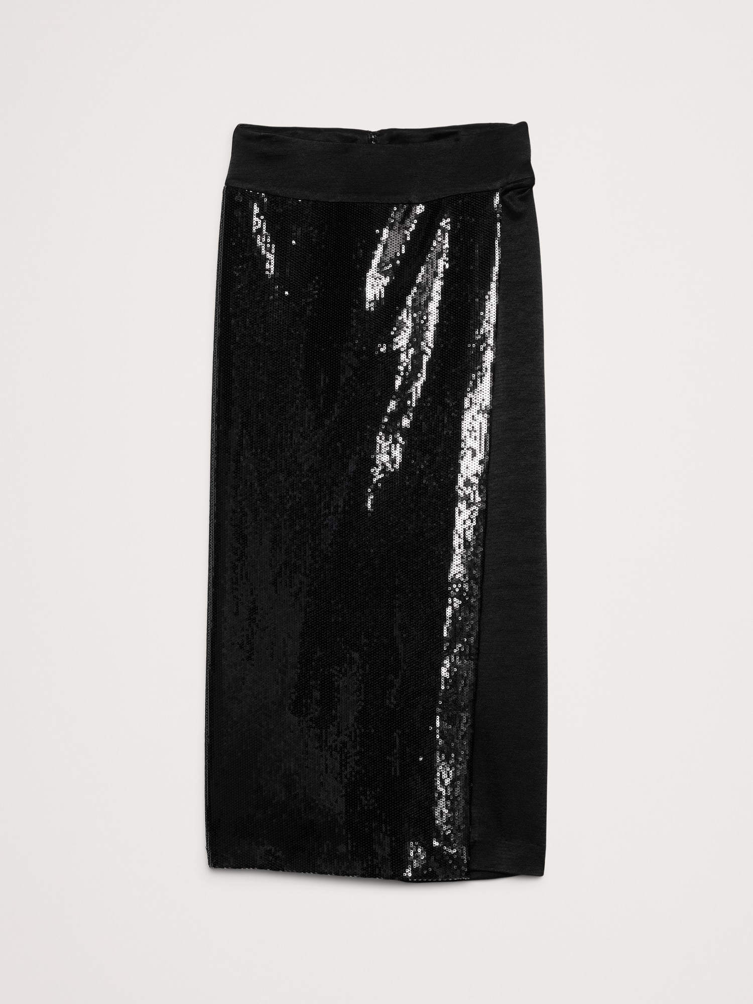 Image number 5 showing, Ponte & Sequin Wrap Skirt
