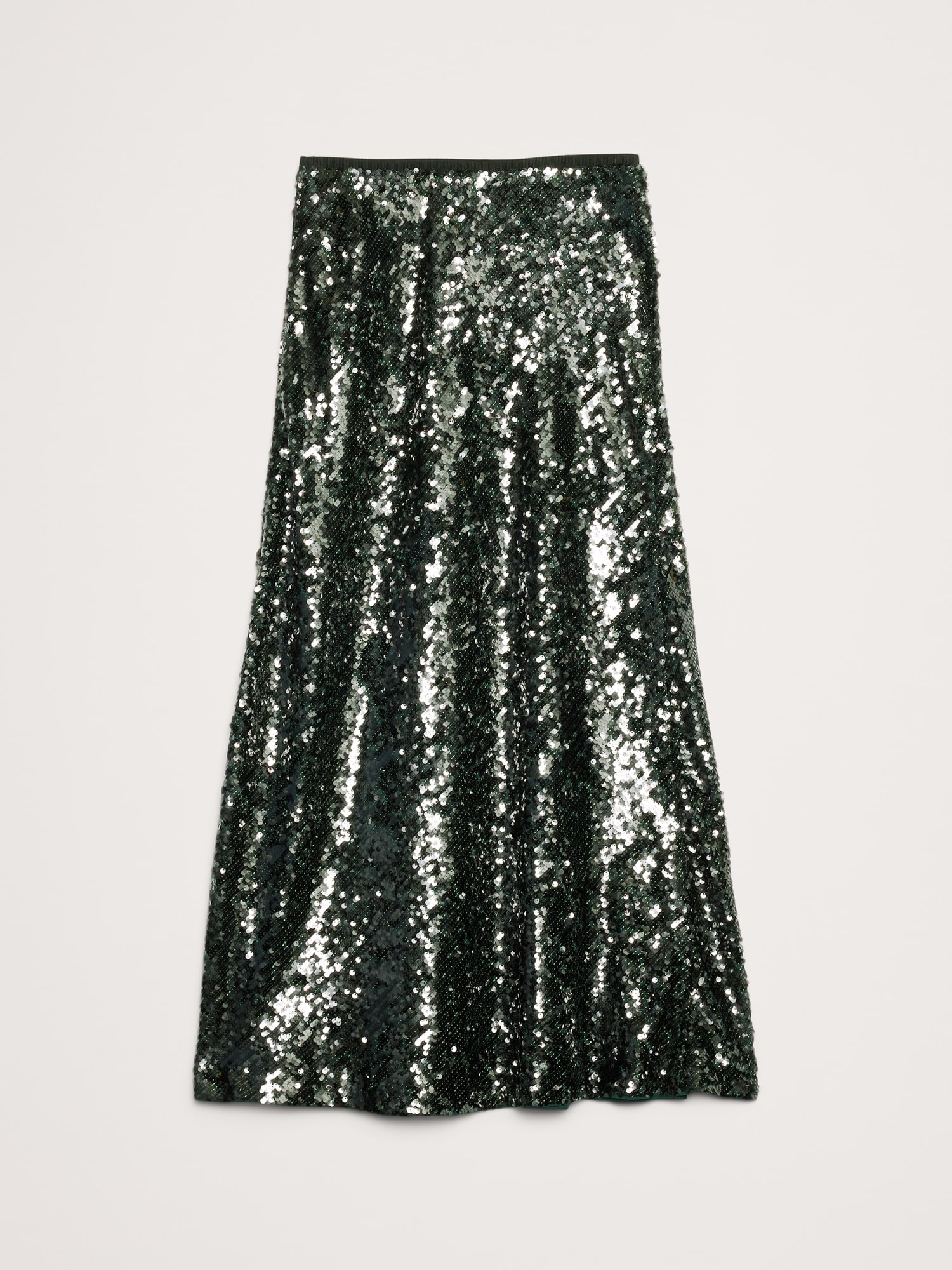 Image number 4 showing, Bias-Cut Sequin Maxi Skirt