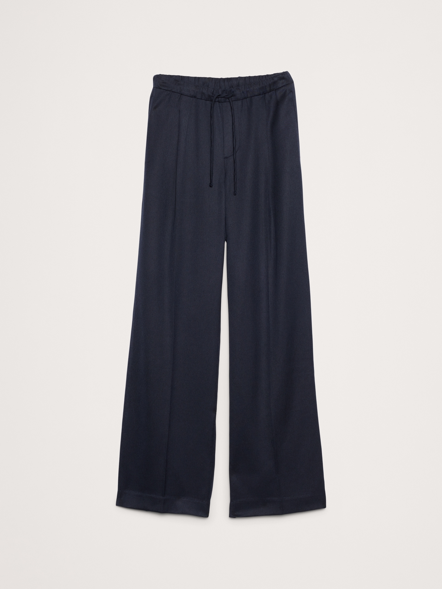 Image number 5 showing, Mid-Rise Wide-Leg Drapey TENCEL™ Pull-On Pant