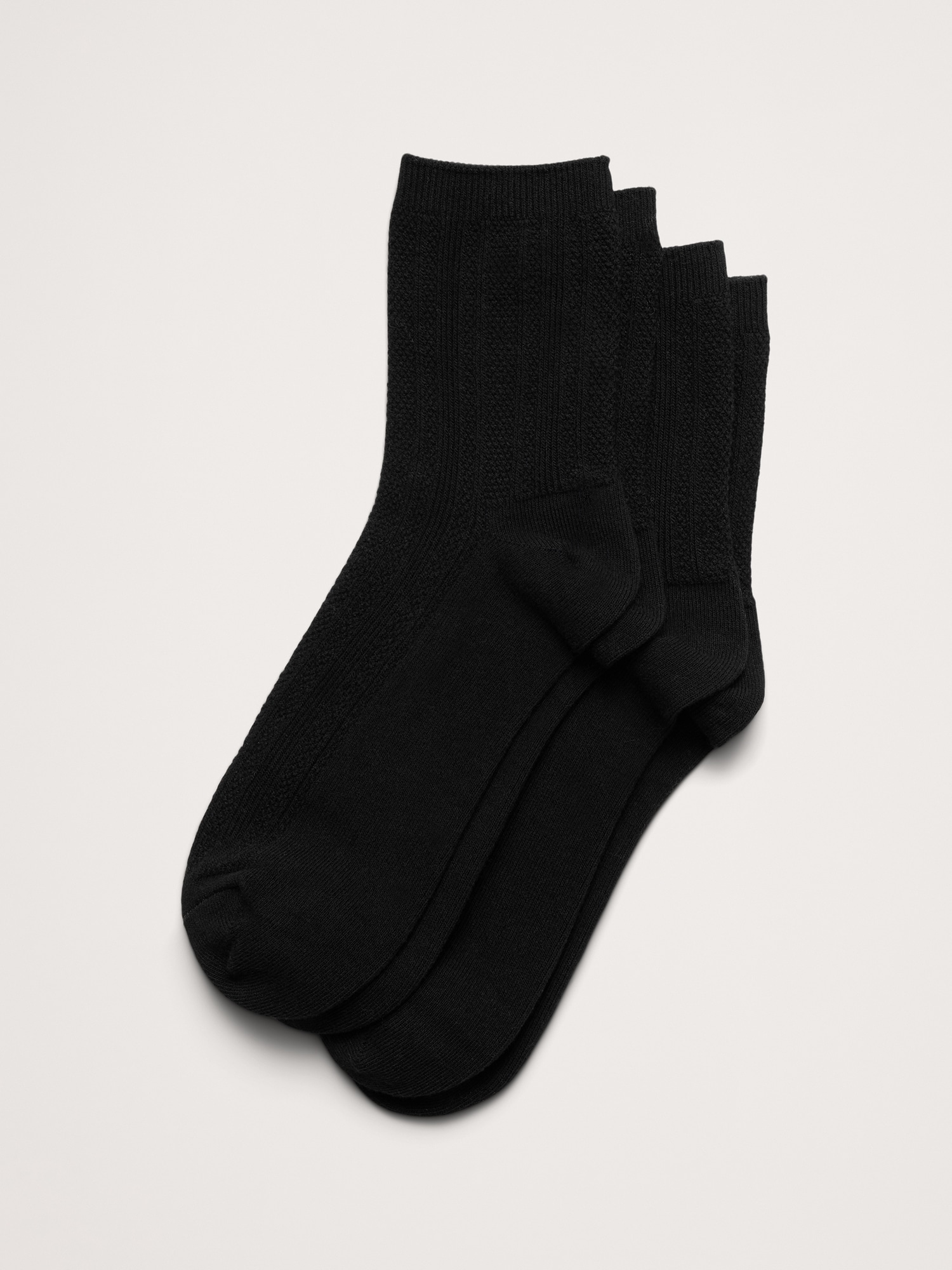Image number 1 showing, Pointelle Ankle Socks 2-Pack