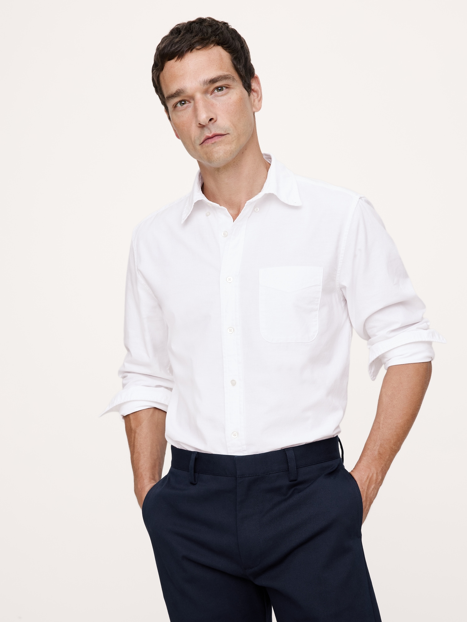 Chemise standard habillée infroissable - Blanc