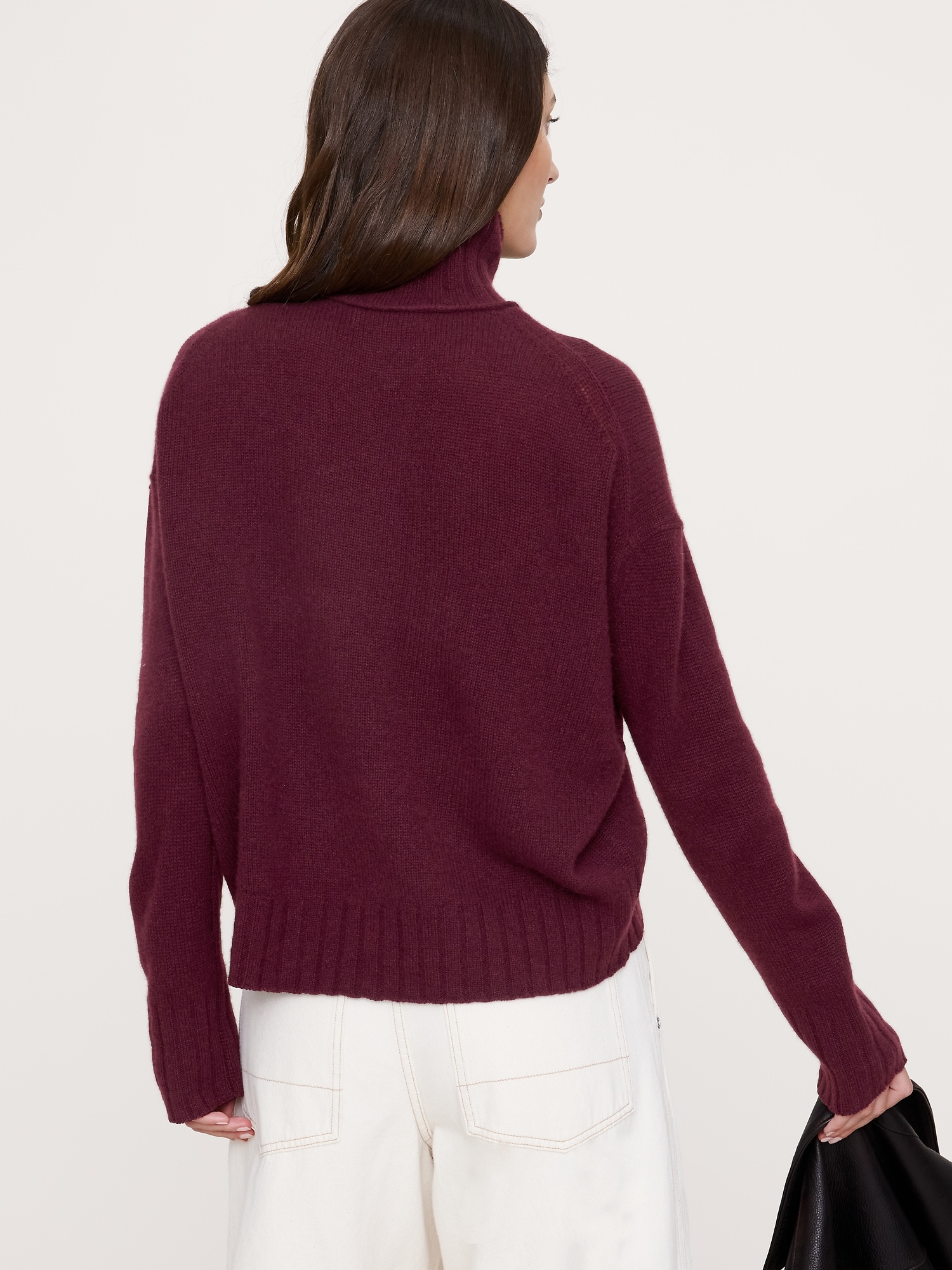 Image number 3 showing, Relaxed Cashmere Turtleneck Sweater