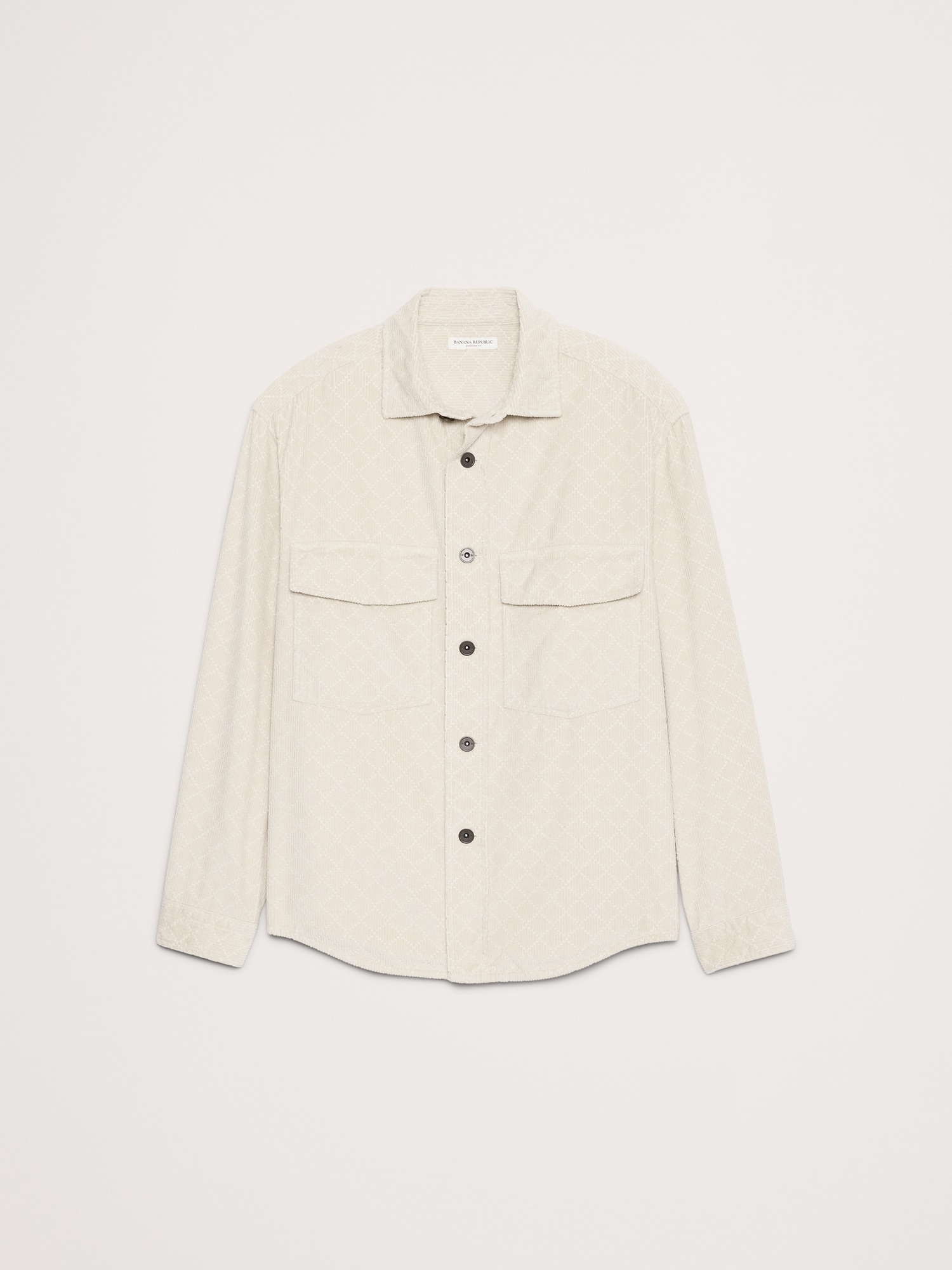 Image number 4 showing, Loose-Fit Diamond Corduroy Overshirt