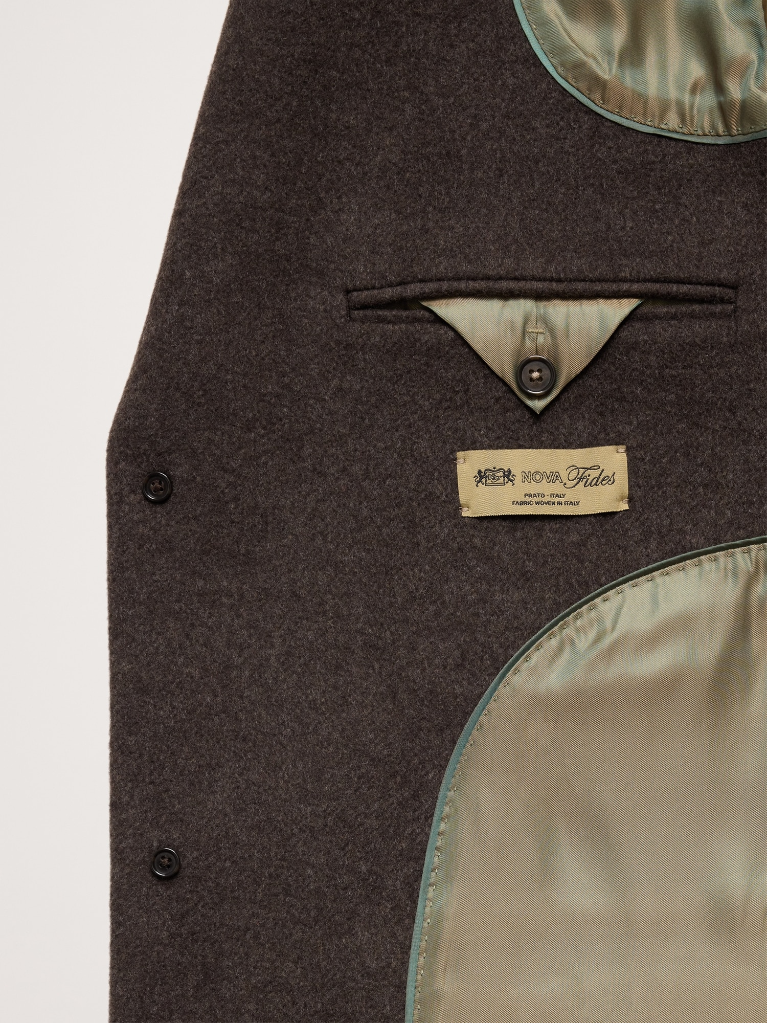 Image number 4 showing, Italian Melton Wool-Blend Top Coat