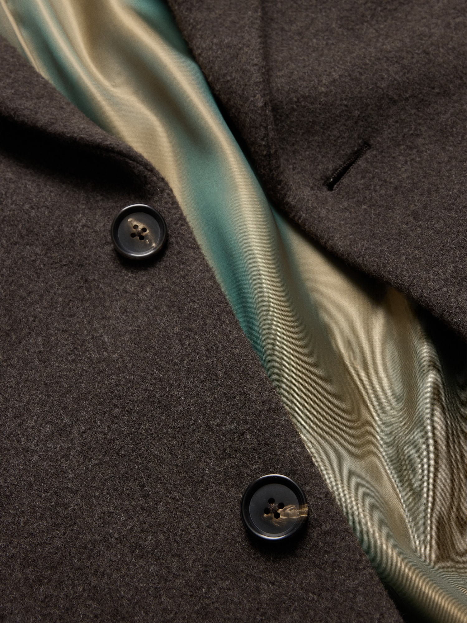 Image number 6 showing, Italian Melton Wool-Blend Top Coat