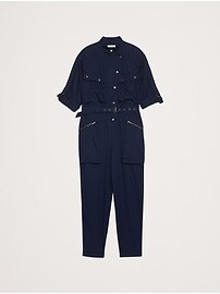 Utility Flight Jumpsuit | Banana Republic