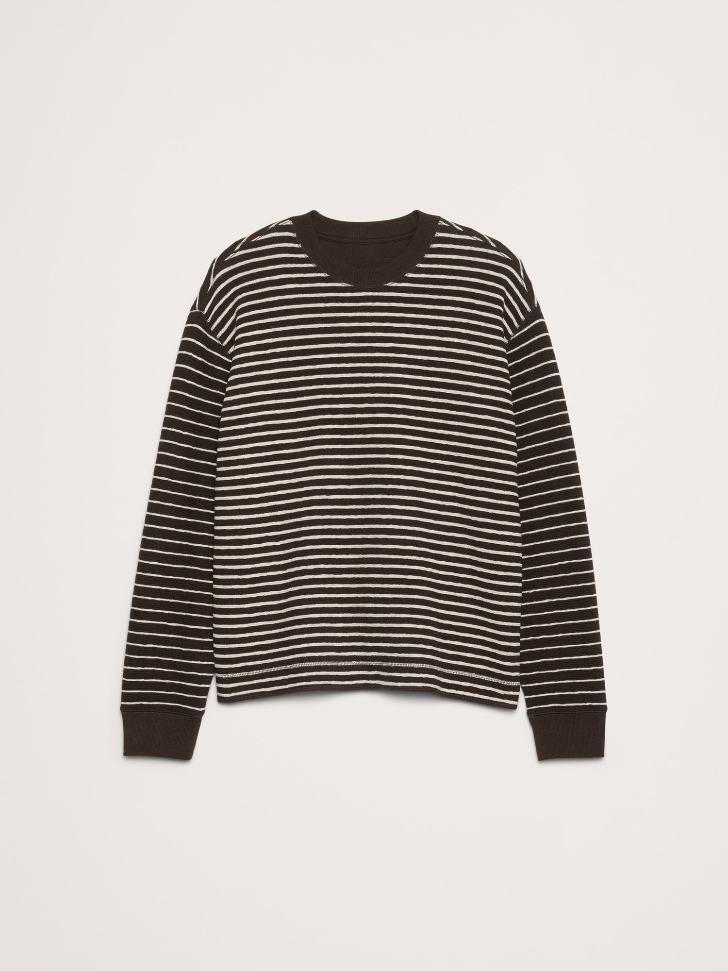 Mixed Stripe Relaxed Jersey T-Shirt
