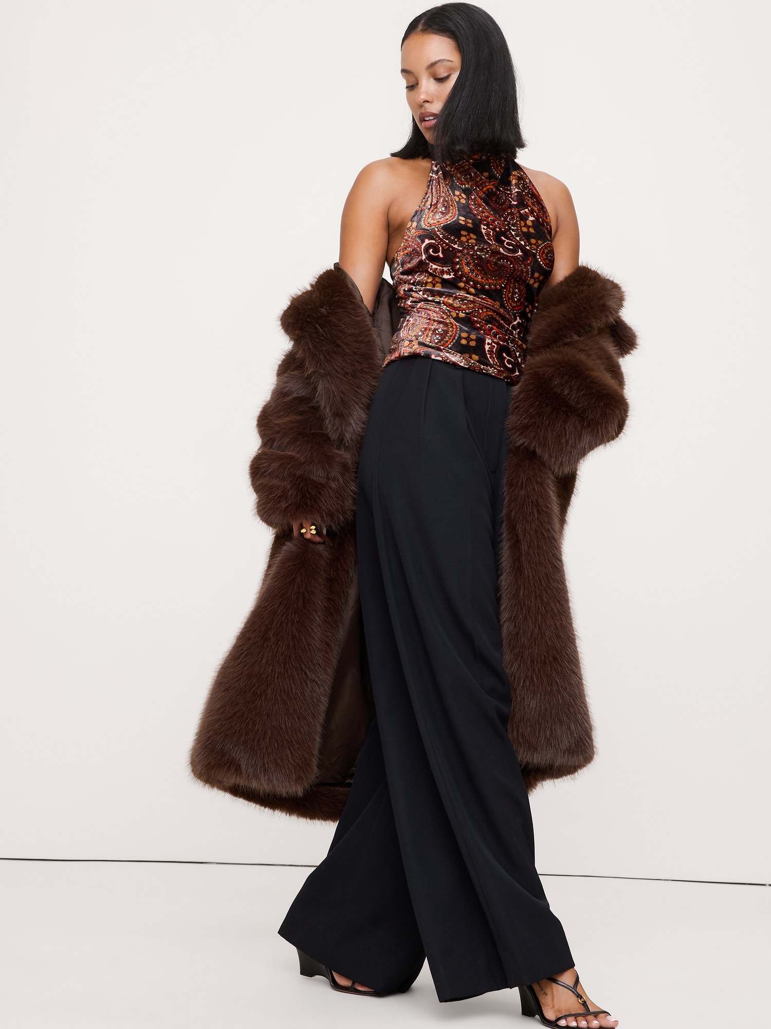 Image number 4 showing, Velvet Halter Top