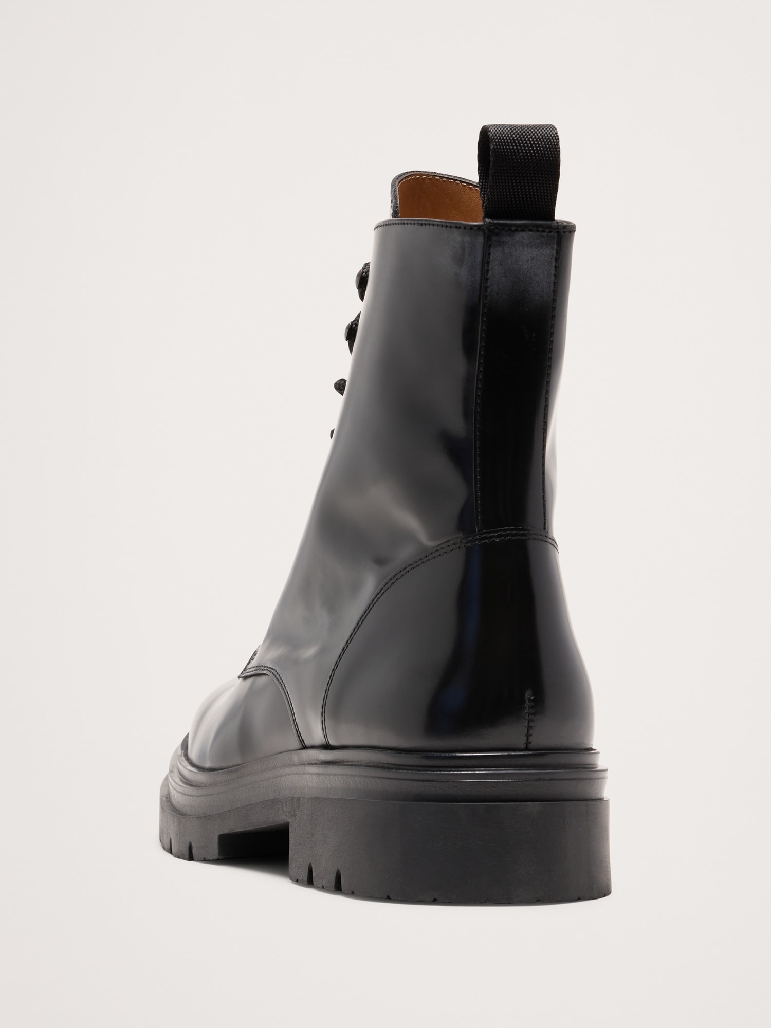 Image number 7 showing, Italian Suede Combat Boot
