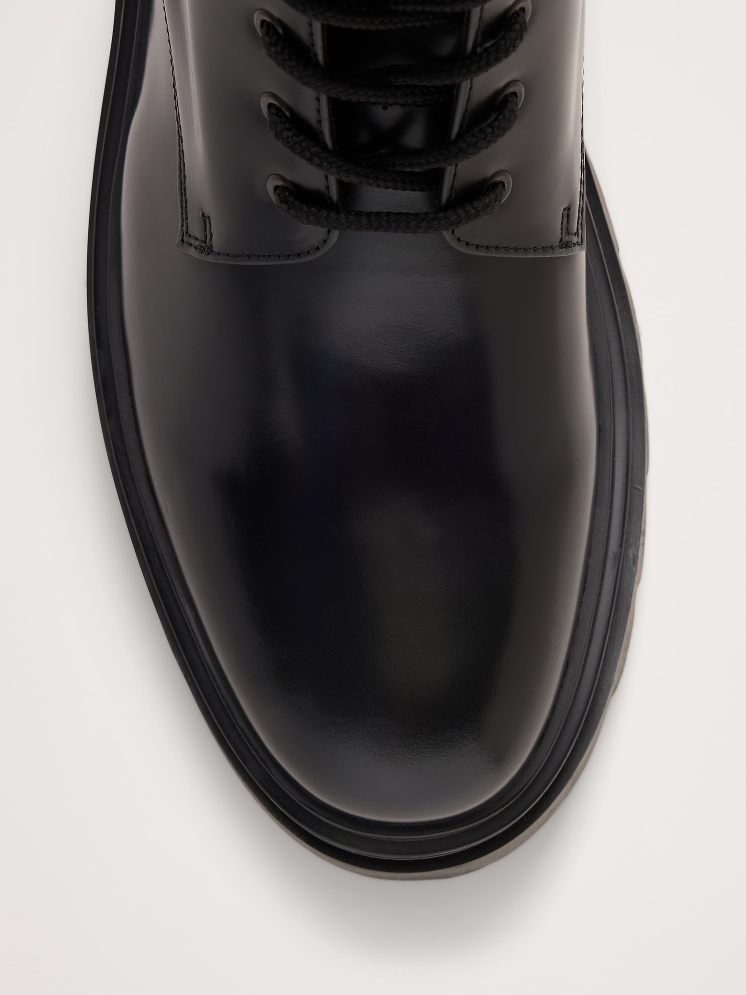 Image number 8 showing, Italian Suede Combat Boot