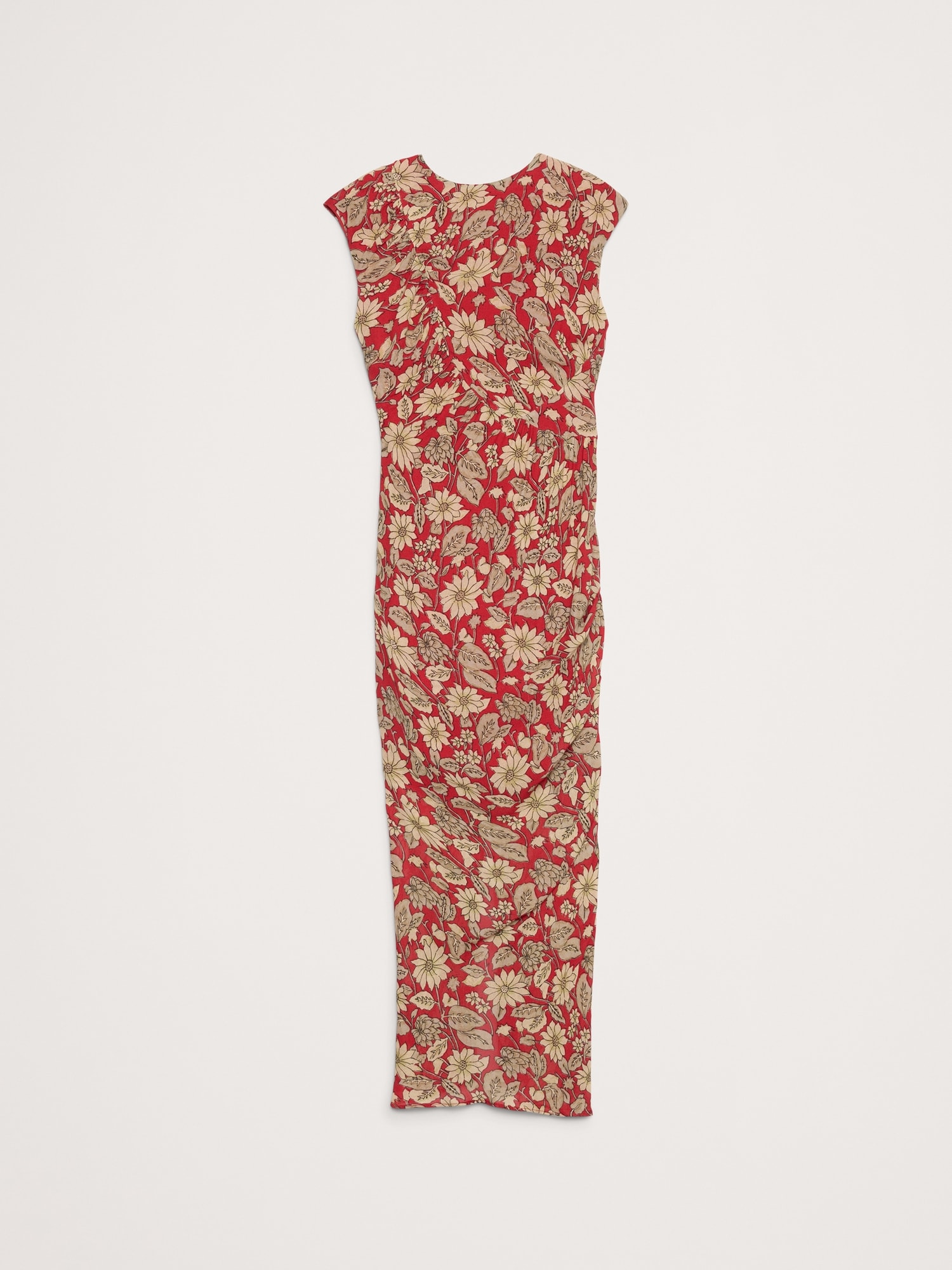 Image number 4 showing, Asymmetrical Ruched Midi Dress