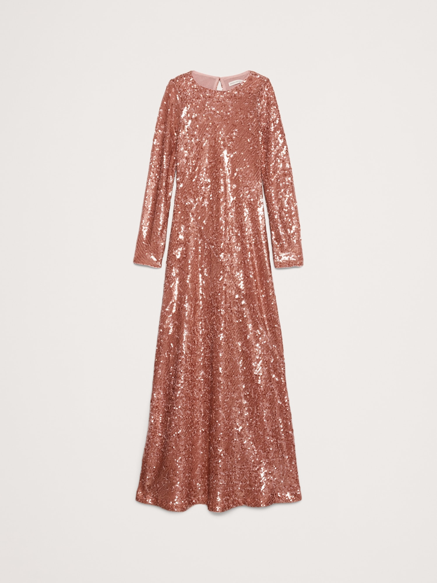 Image number 4 showing, Bias-Cut Sequin Maxi Dress