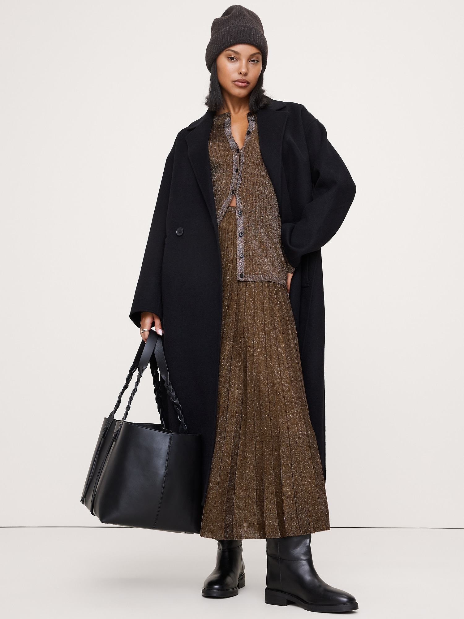 Image number 5 showing, Metallic Cardigan Sweater