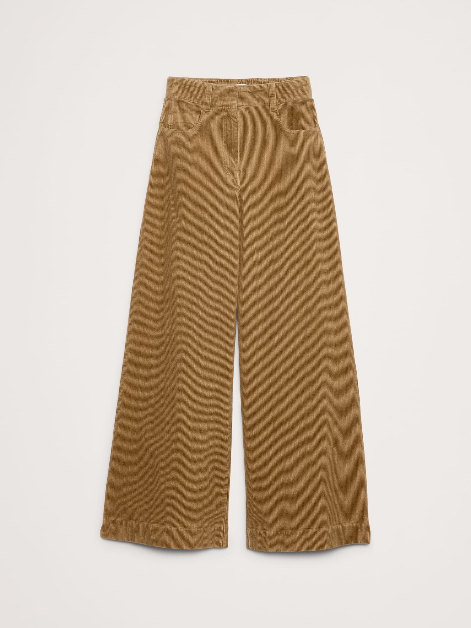 Image number 7 showing, High-Rise Wide-Leg Corduroy Pull-On Pant