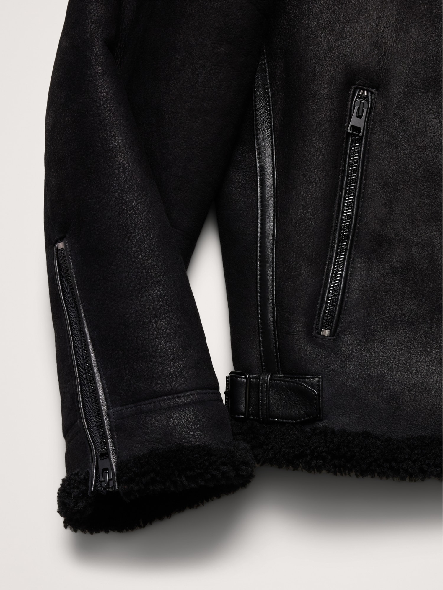 Image number 6 showing, Shearling Aviator Jacket