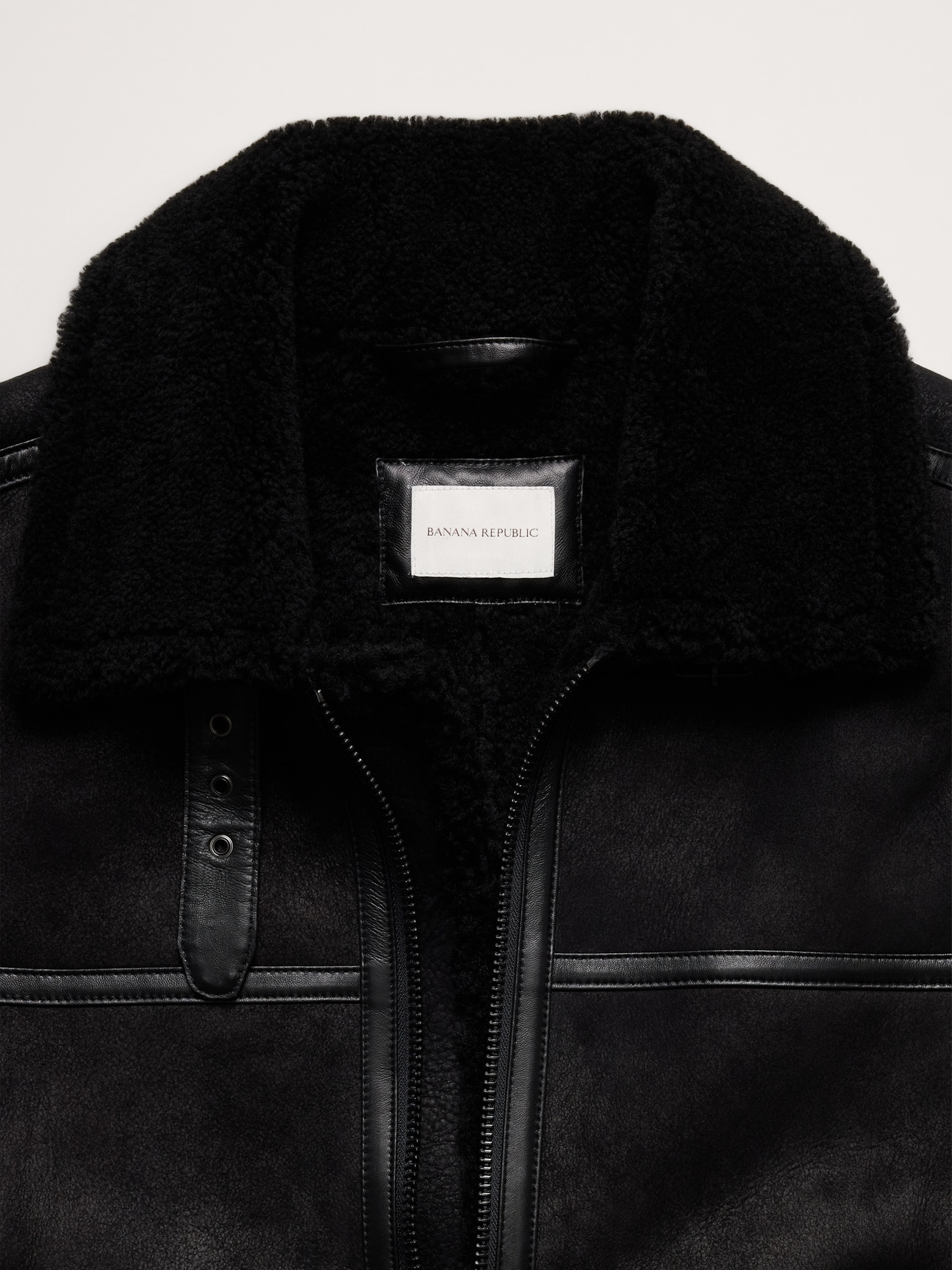 Image number 7 showing, Shearling Aviator Jacket