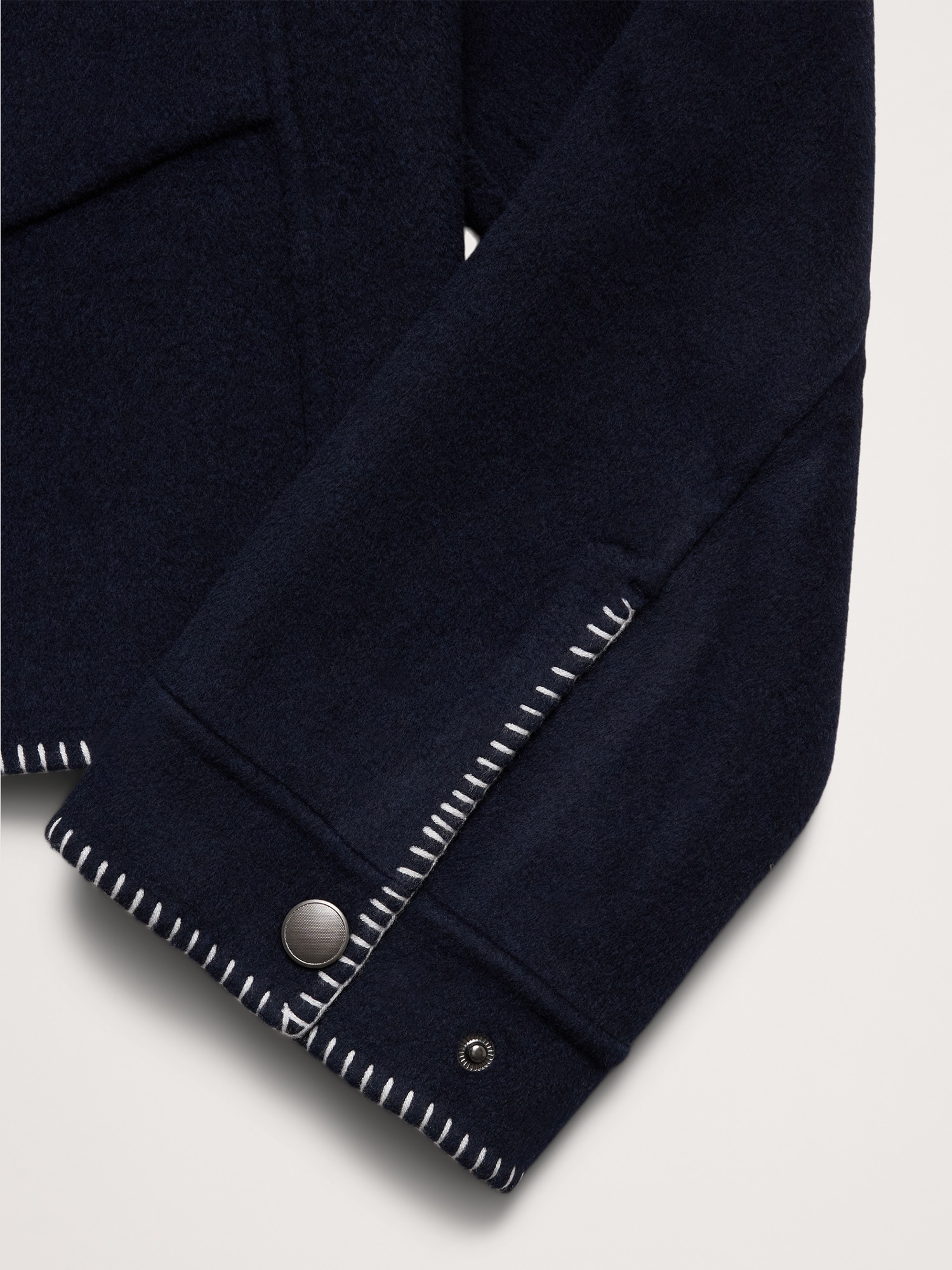 Image number 5 showing, Double-Faced Short Jacket with Blanket Stitch