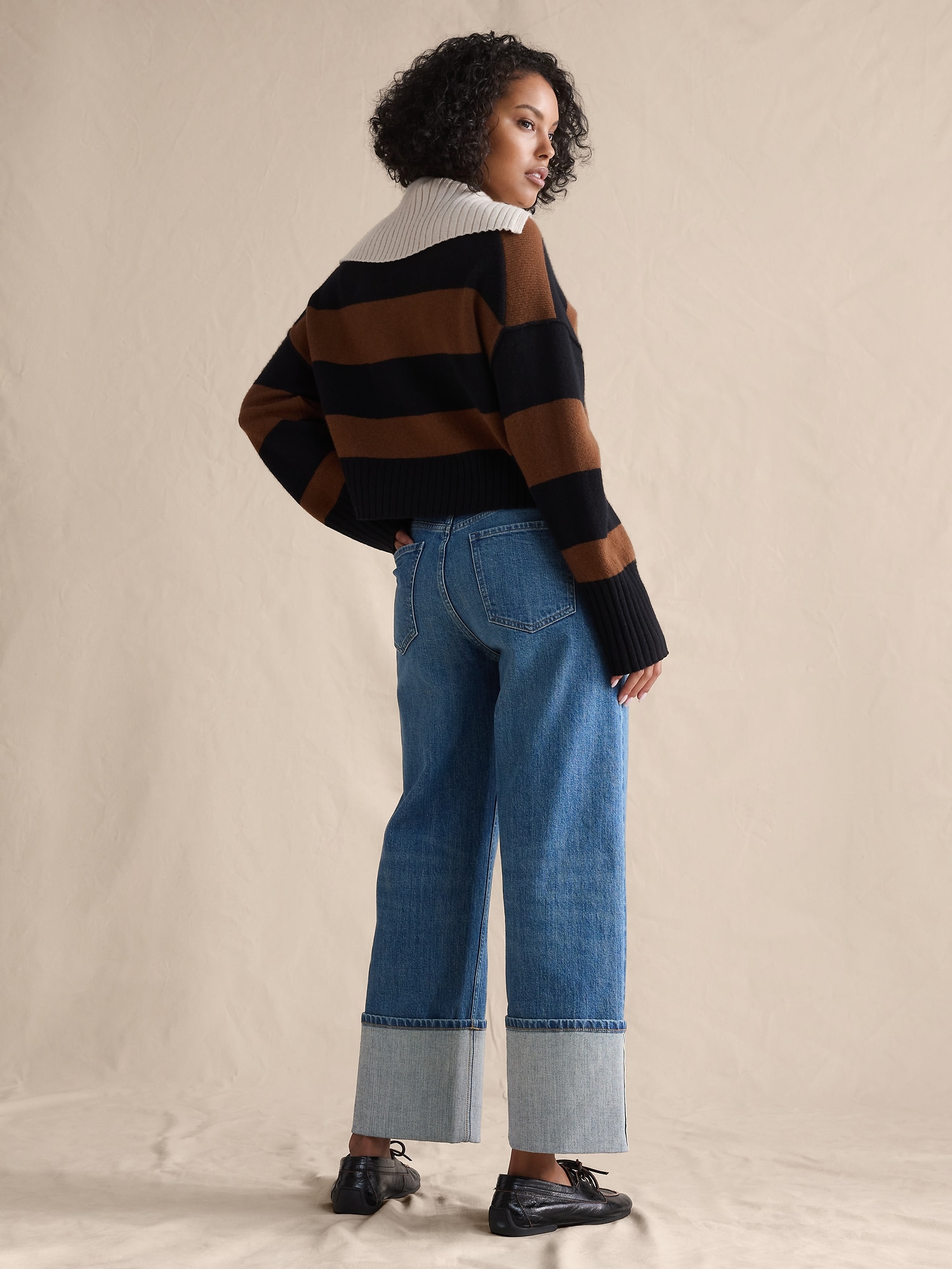 Image number 2 showing, High-Rise Stovepipe Straight Leg Jean