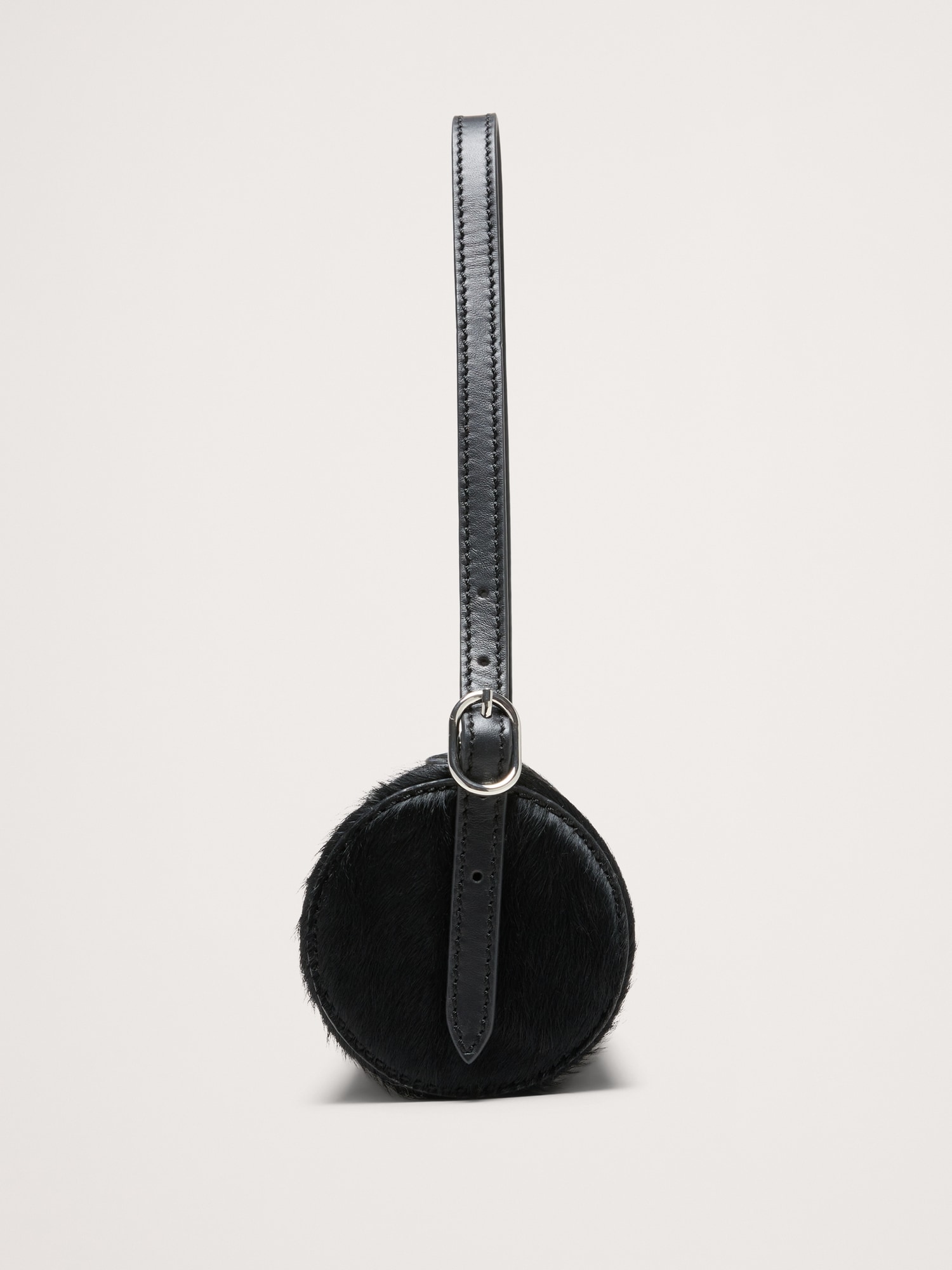 Image number 2 showing, Leather Barrel Bag