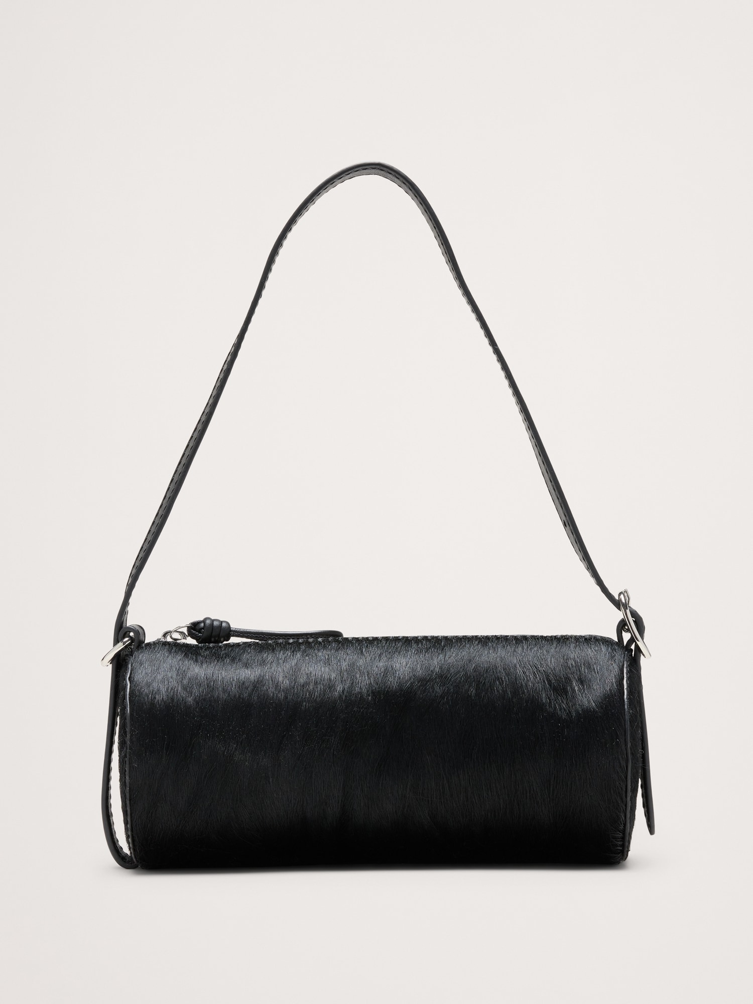 Image number 1 showing, Leather Barrel Bag