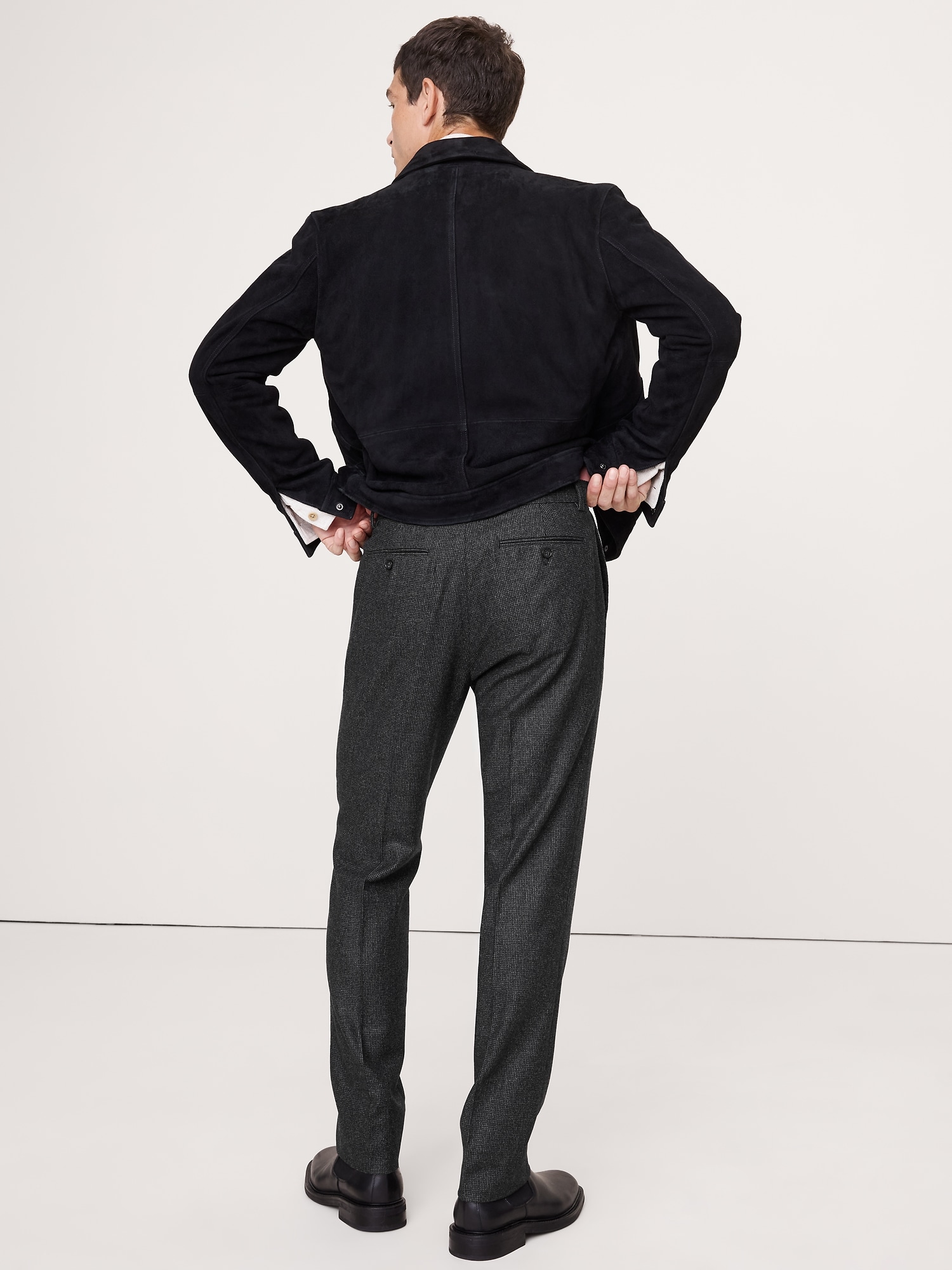 Image number 2 showing, Slim Italian Flannel Dress Pant