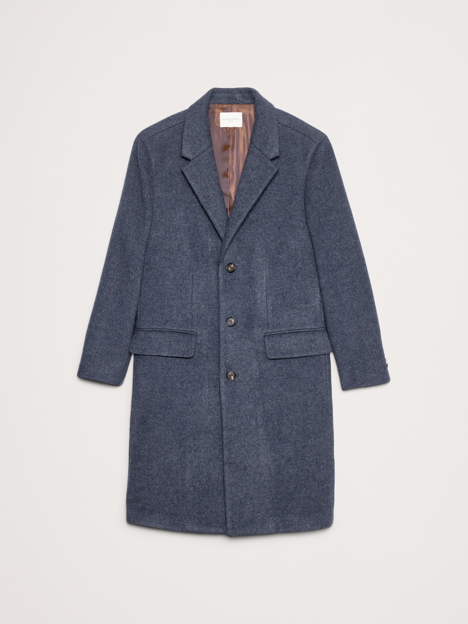 Image number 2 showing, Italian Melton Wool-Blend Top Coat